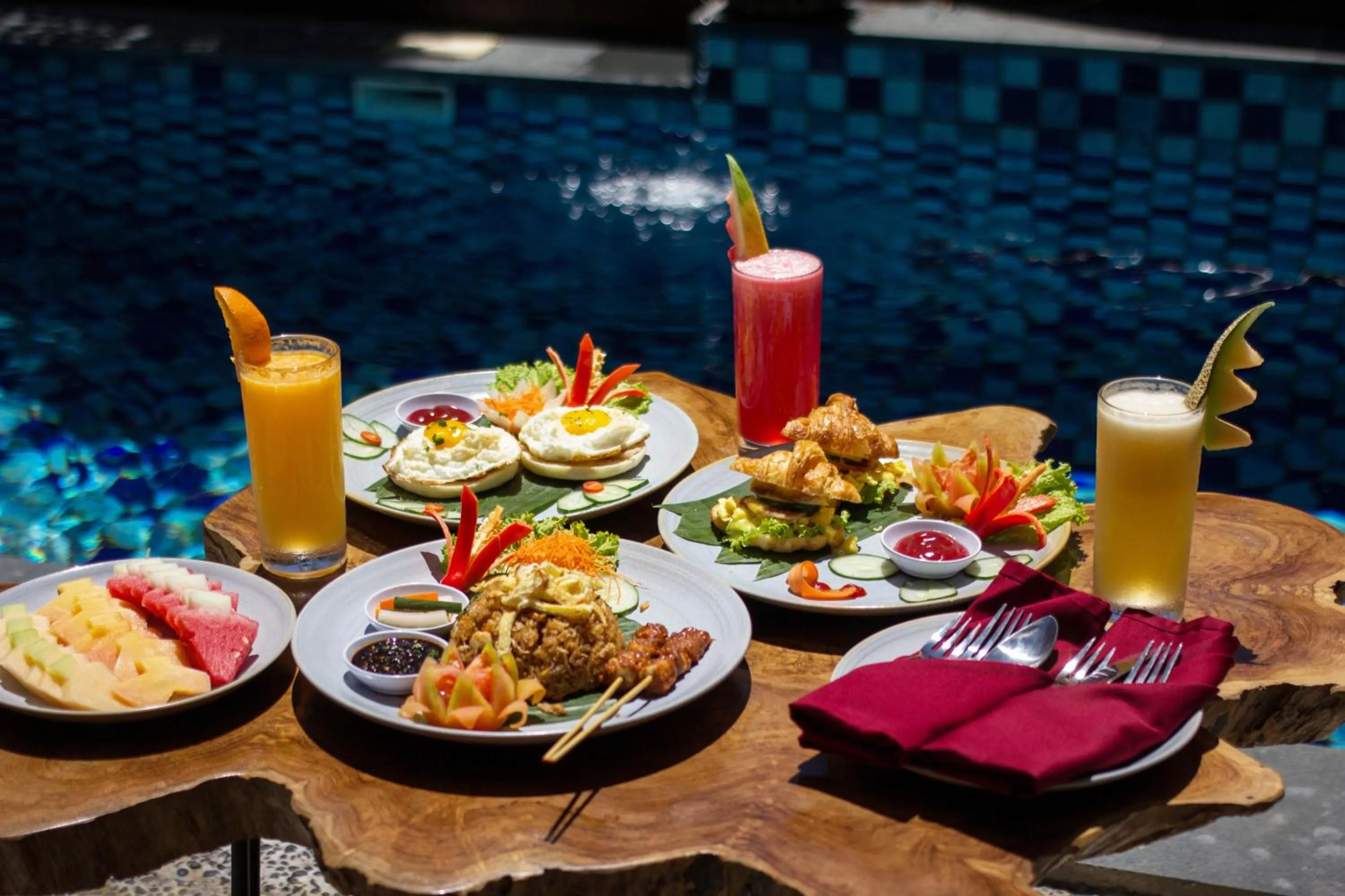 Breakfast in Mokko Suite Villas Umalas Bali