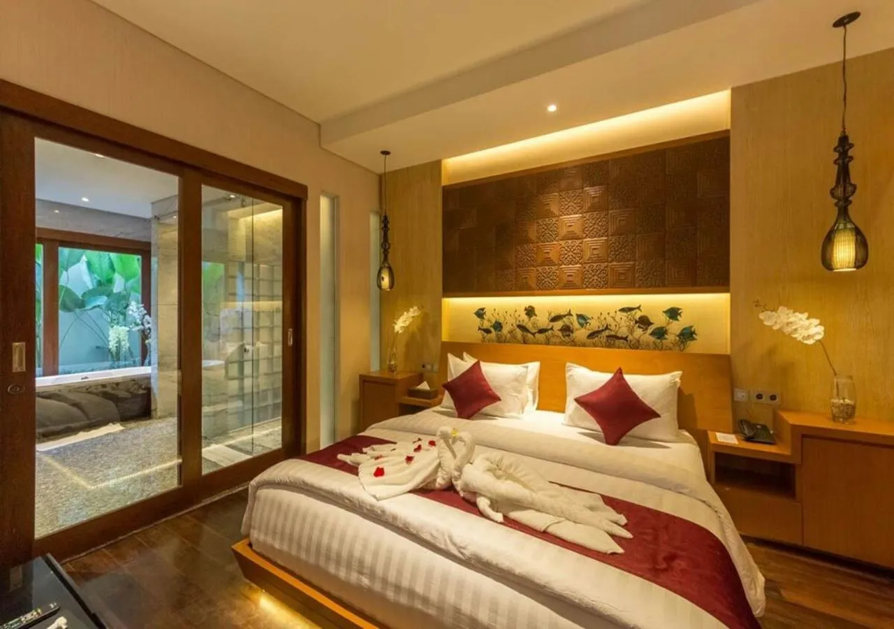 Bedroom, Bed in Mokko Suite Villas Umalas Bali