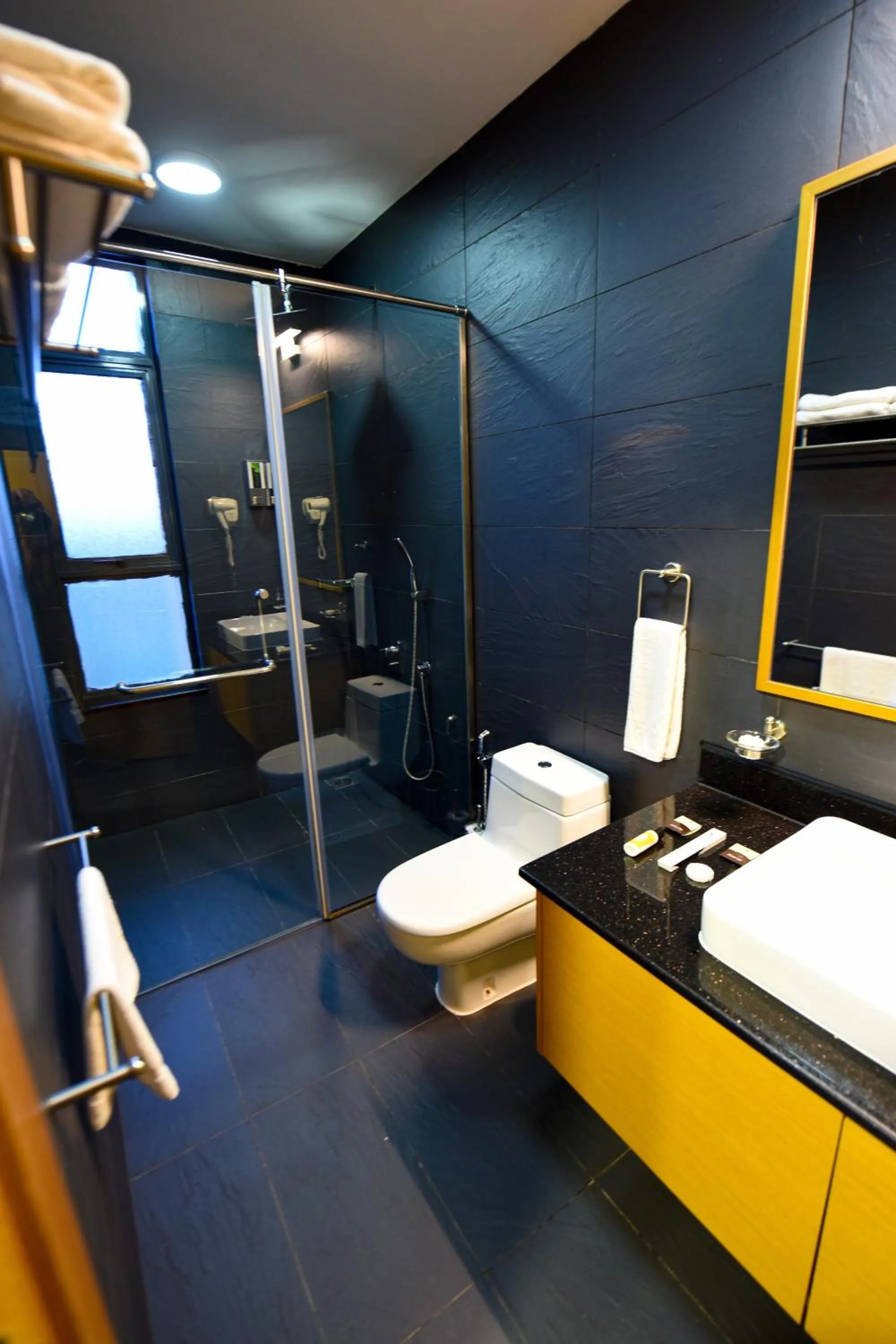 Shower in K Hotels Entebbe