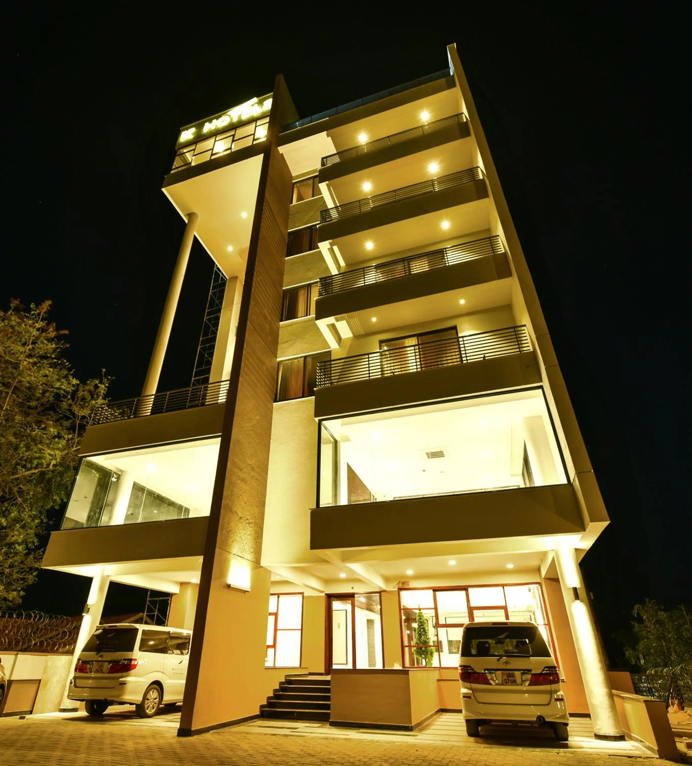 Property building in K Hotels Entebbe