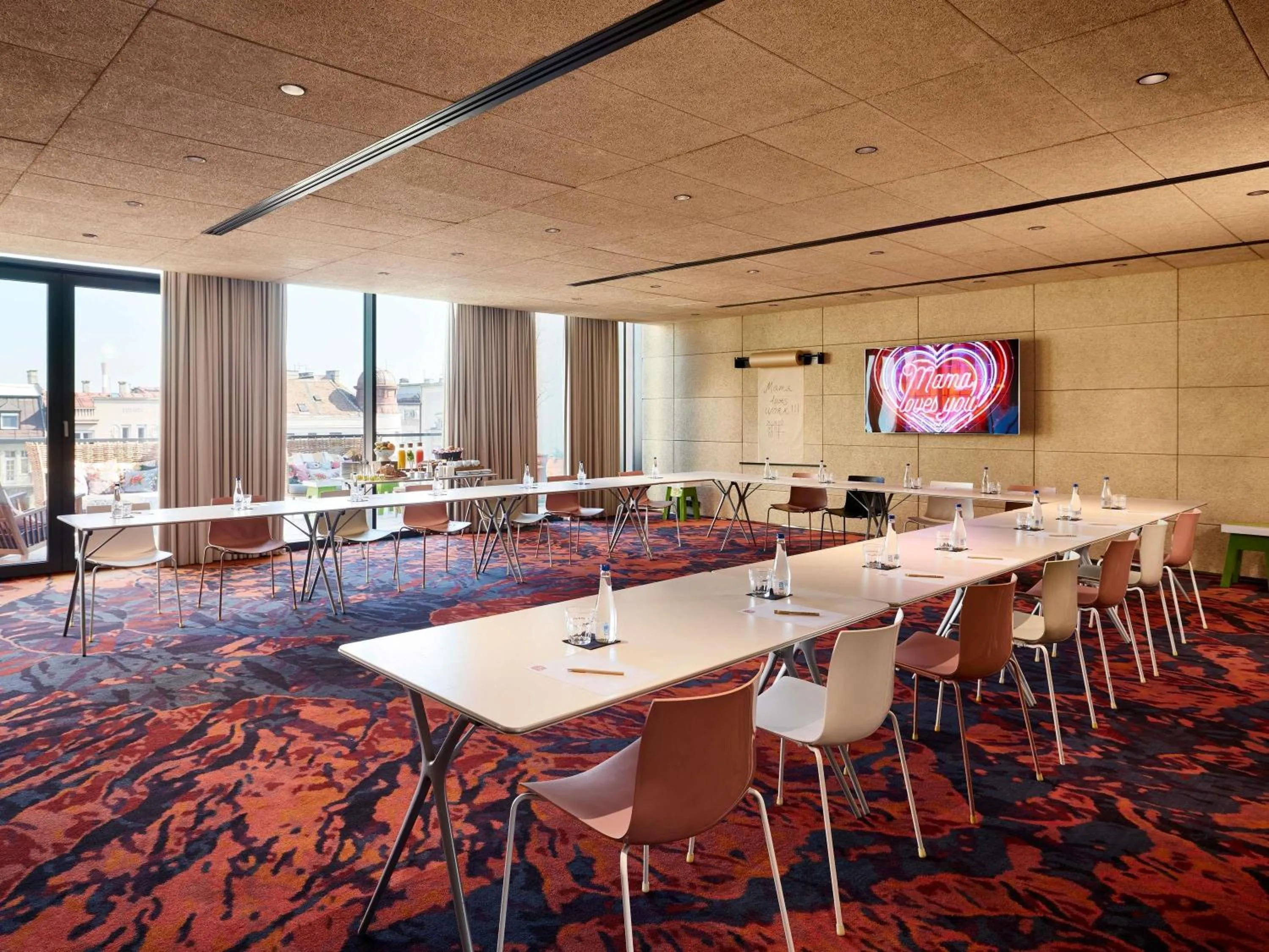 Meeting/conference room in Mama Shelter Belgrade