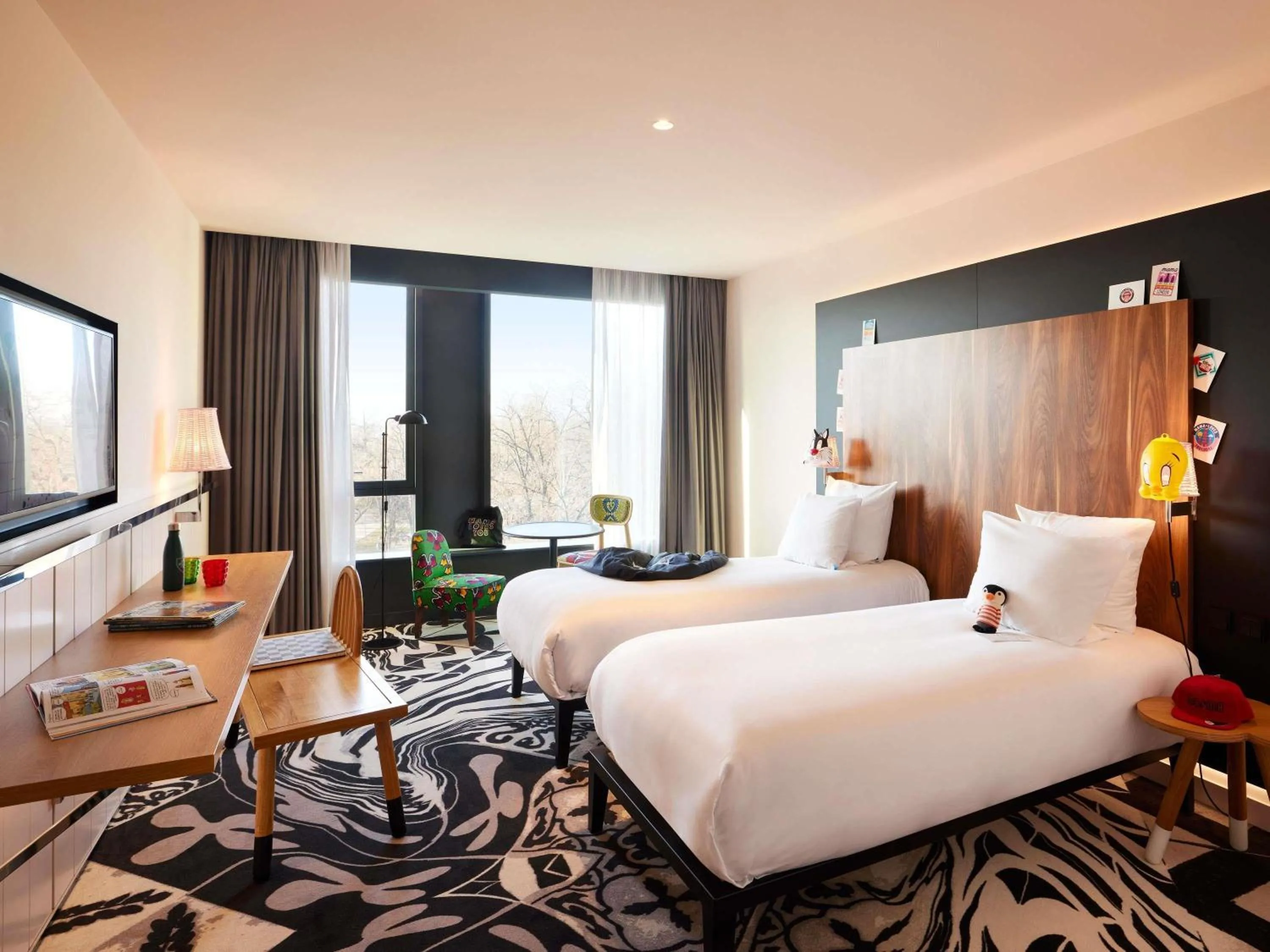 Bedroom, Bed in Mama Shelter Belgrade