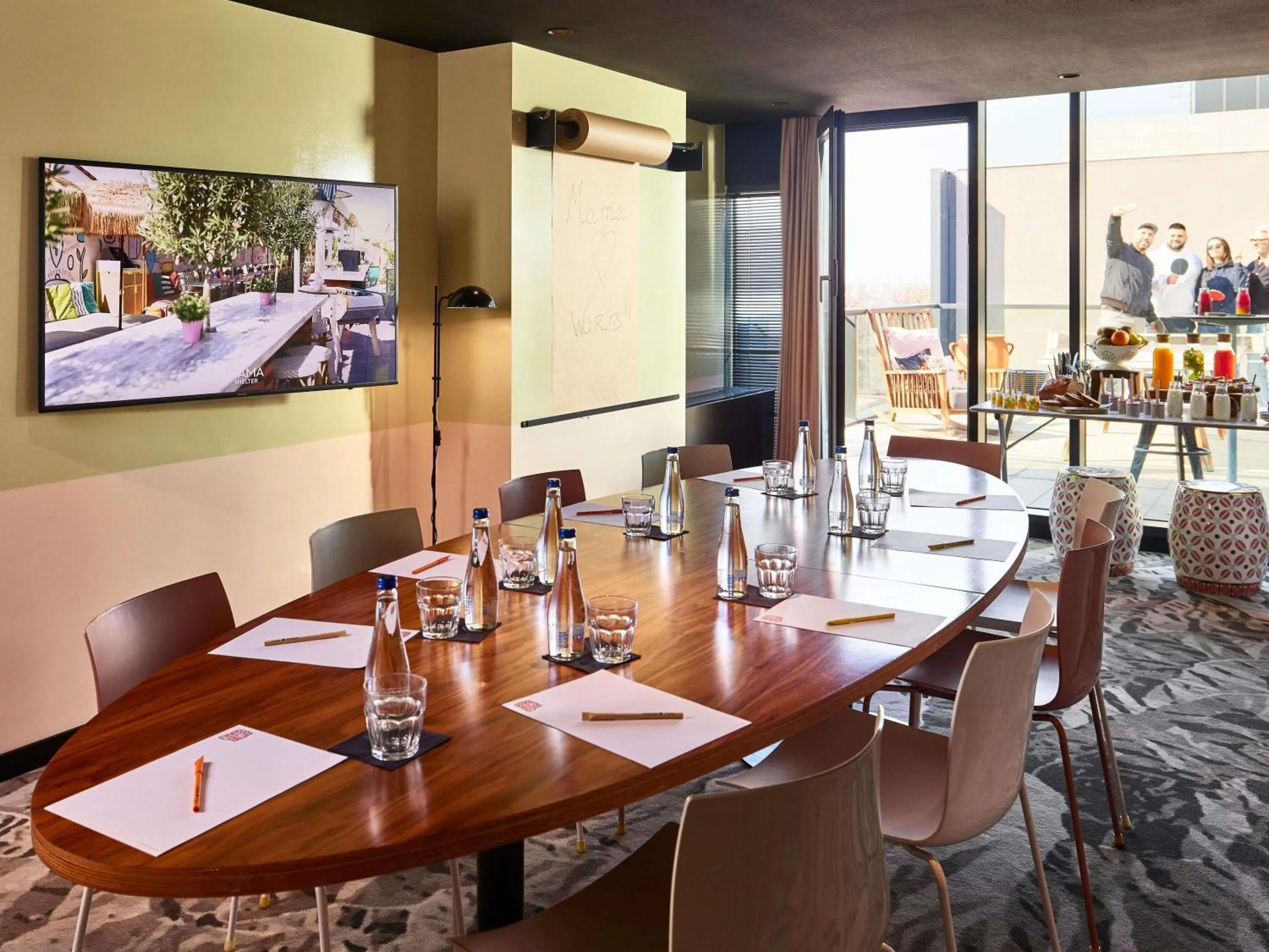 Meeting/conference room in Mama Shelter Belgrade