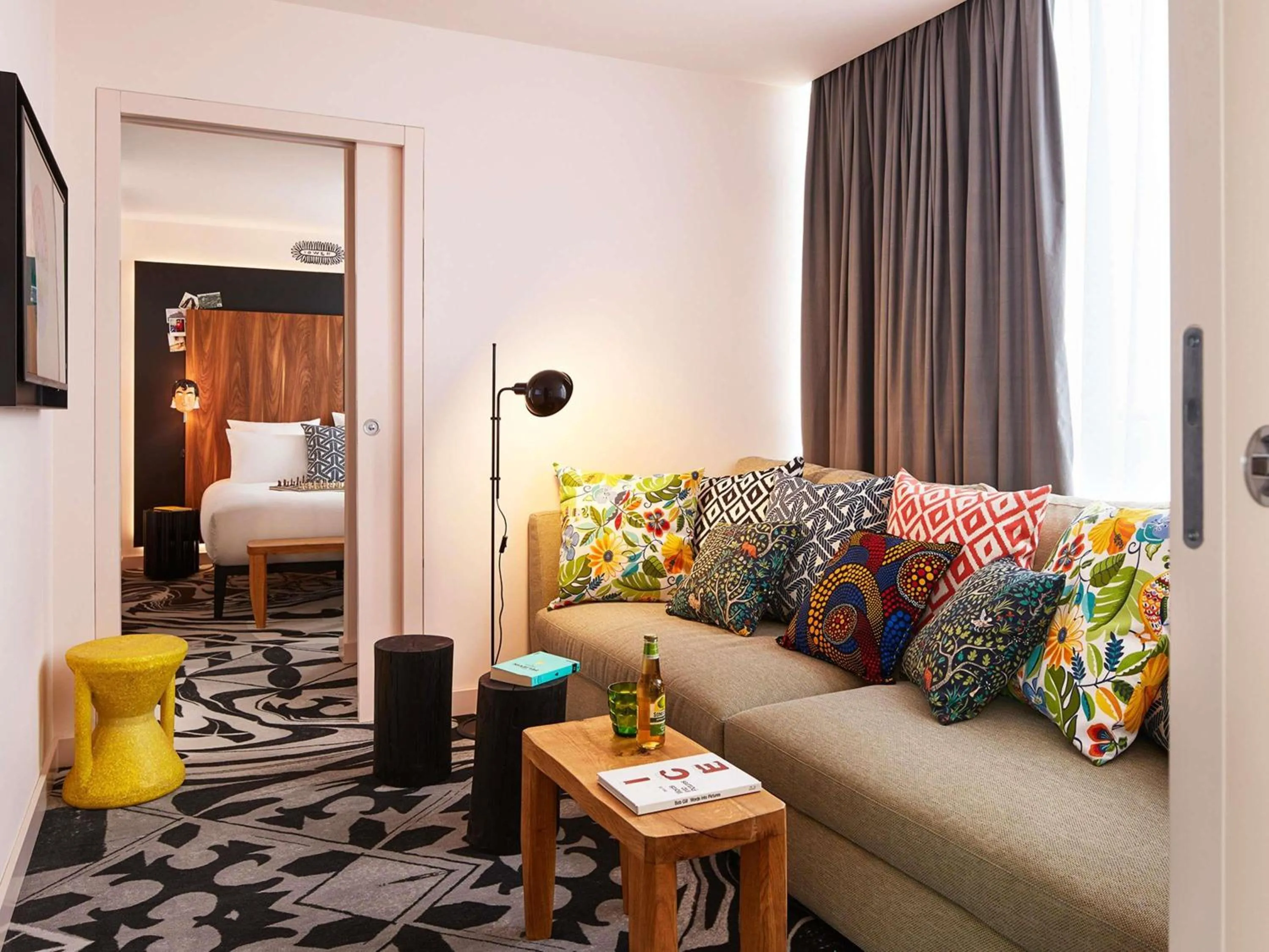 Bedroom in Mama Shelter Belgrade