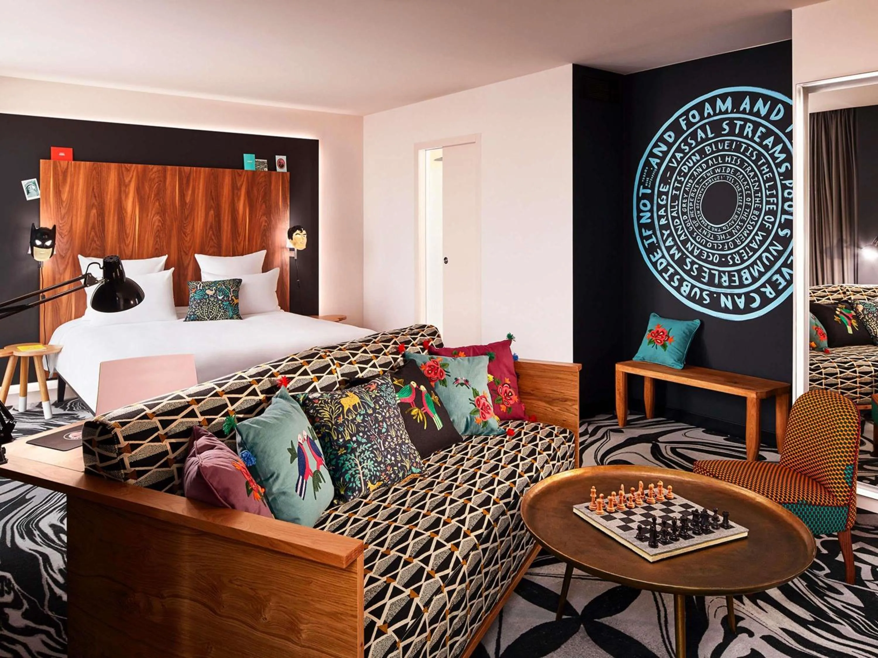 Bedroom, Bed in Mama Shelter Belgrade