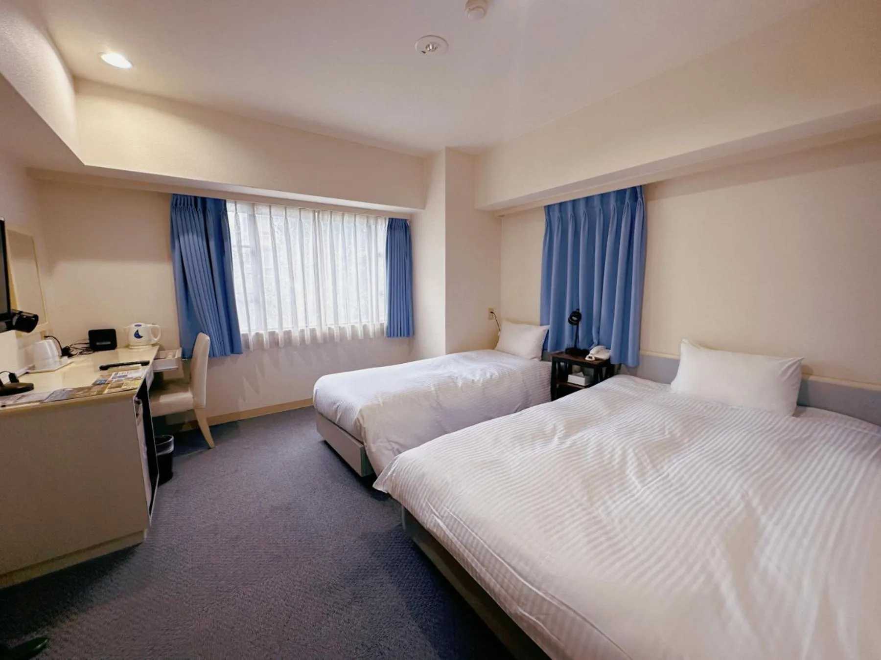 Photo of the whole room, Bed in Nissei Hotel Fukuoka
