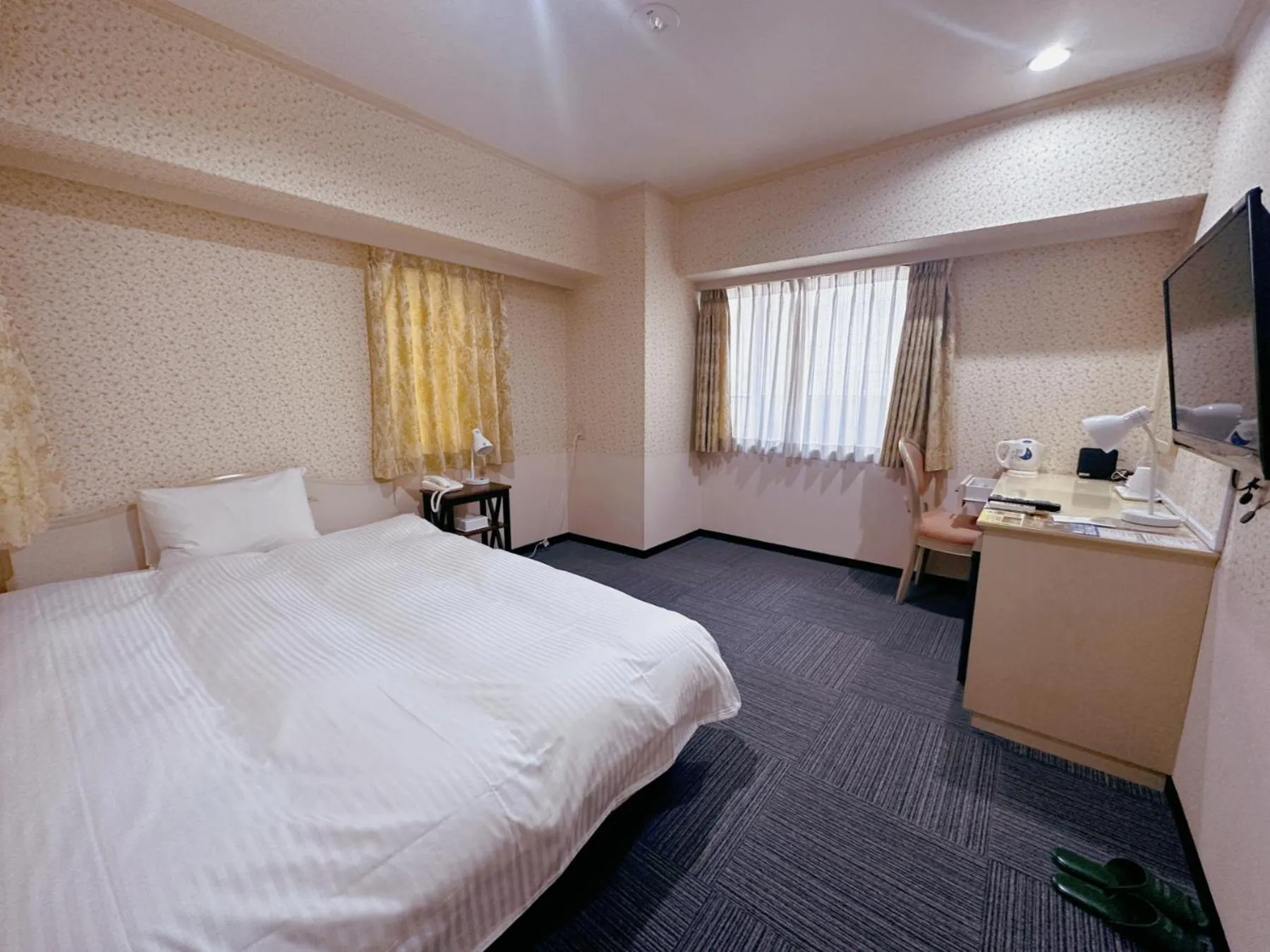 Photo of the whole room, Bed in Nissei Hotel Fukuoka