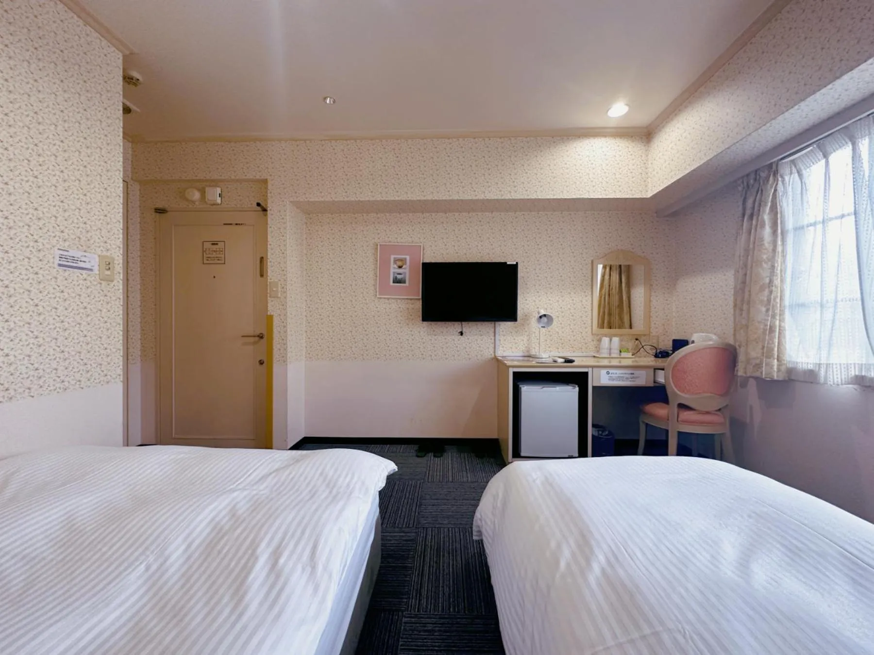 Photo of the whole room, Bed in Nissei Hotel Fukuoka