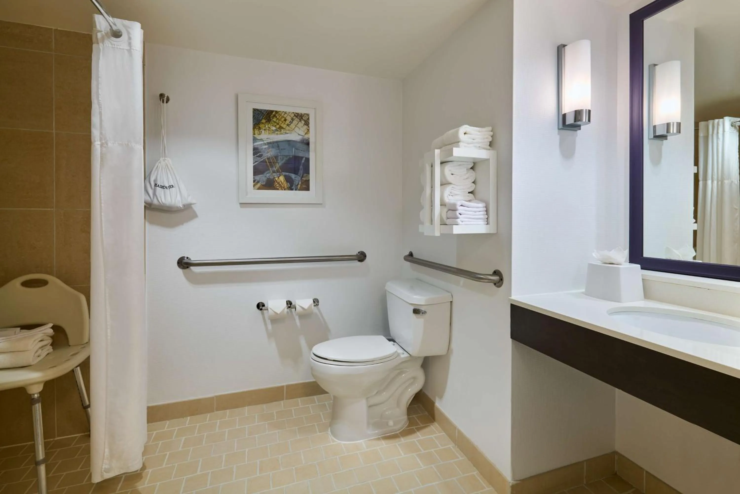 Shower in Hampton Inn Washington DC - Convention Center