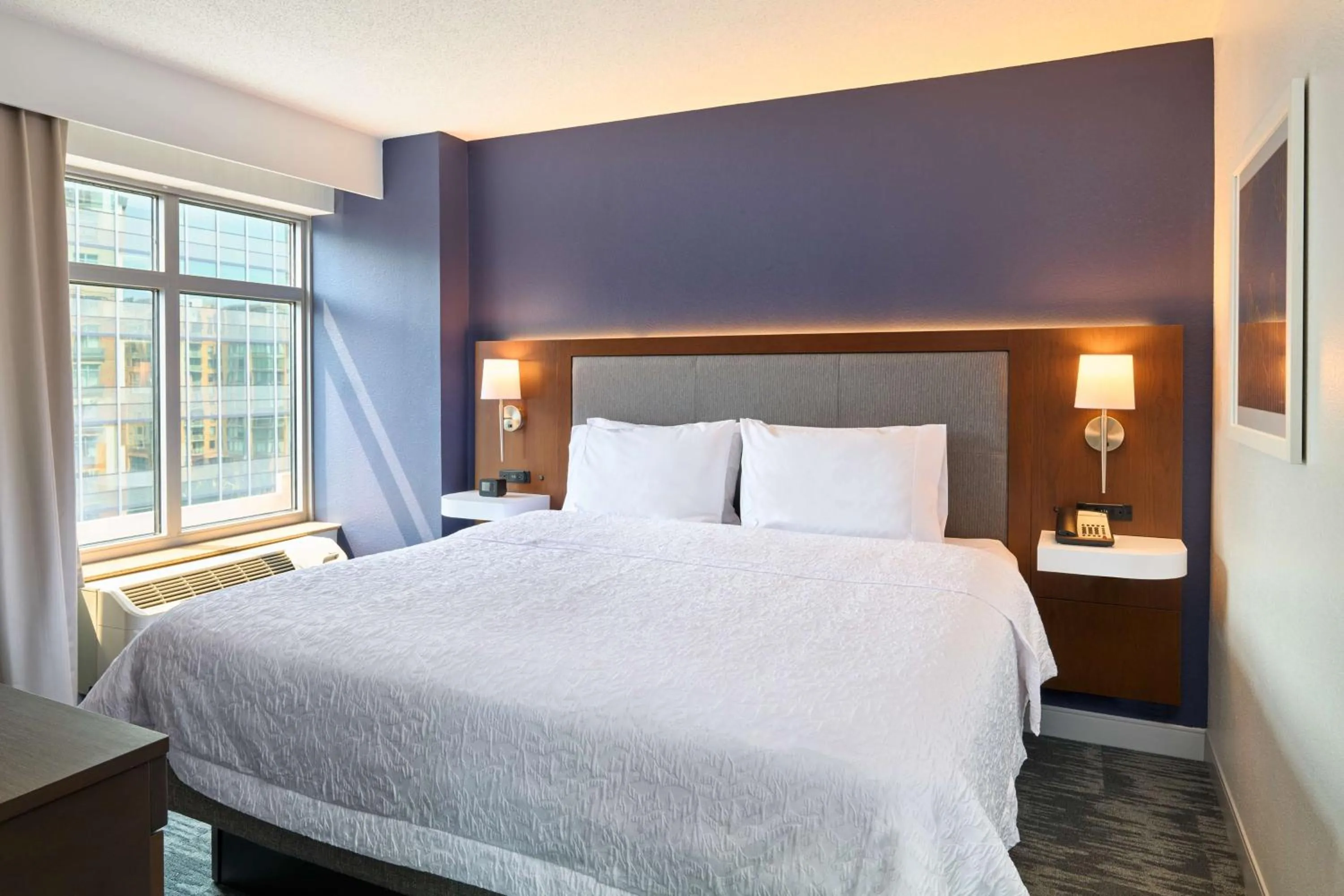 Bed in Hampton Inn Washington DC - Convention Center