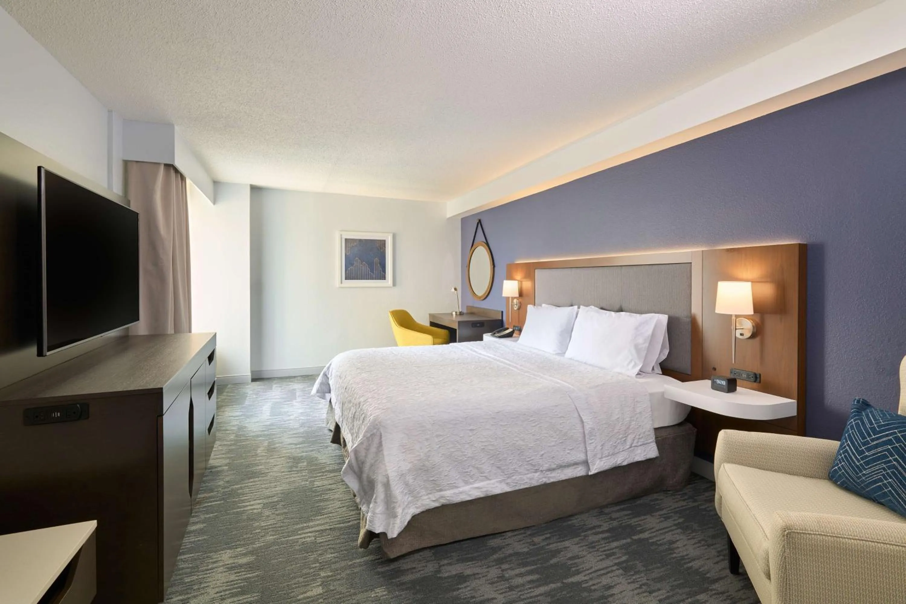 Bed in Hampton Inn Washington DC - Convention Center