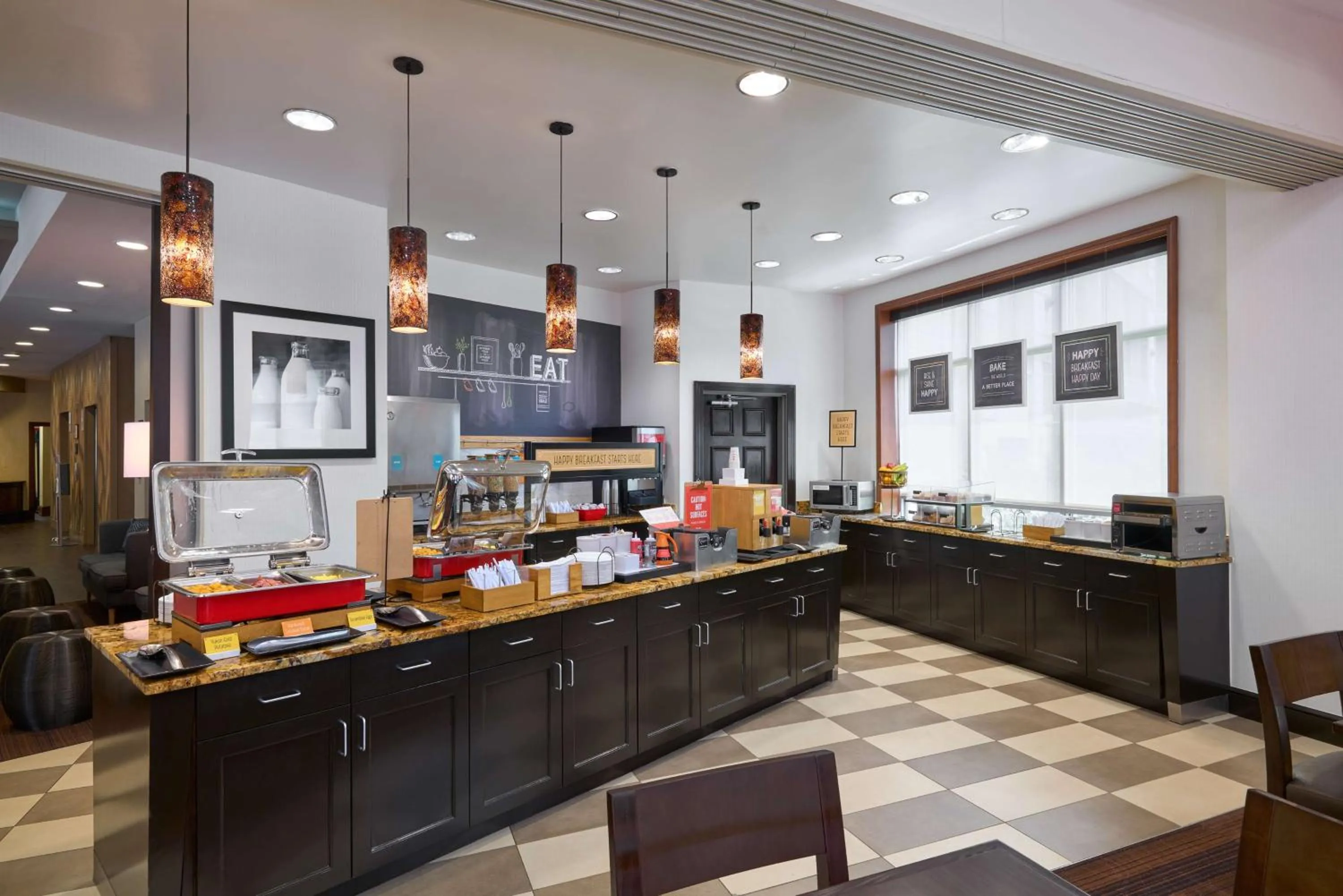 Buffet breakfast in Hampton Inn Washington DC - Convention Center