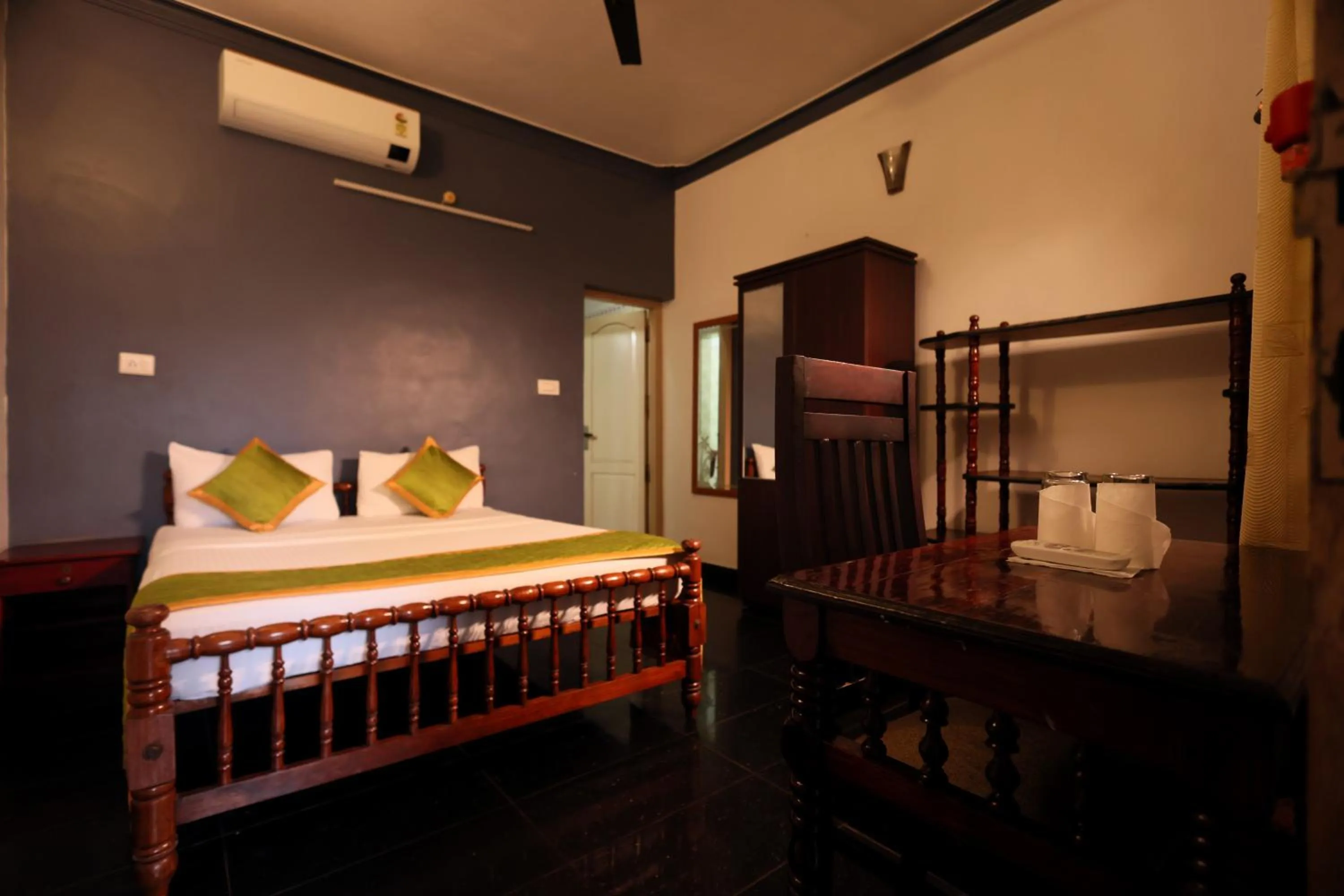 Bed in Ideal Ayurvedic Resort Kovalam