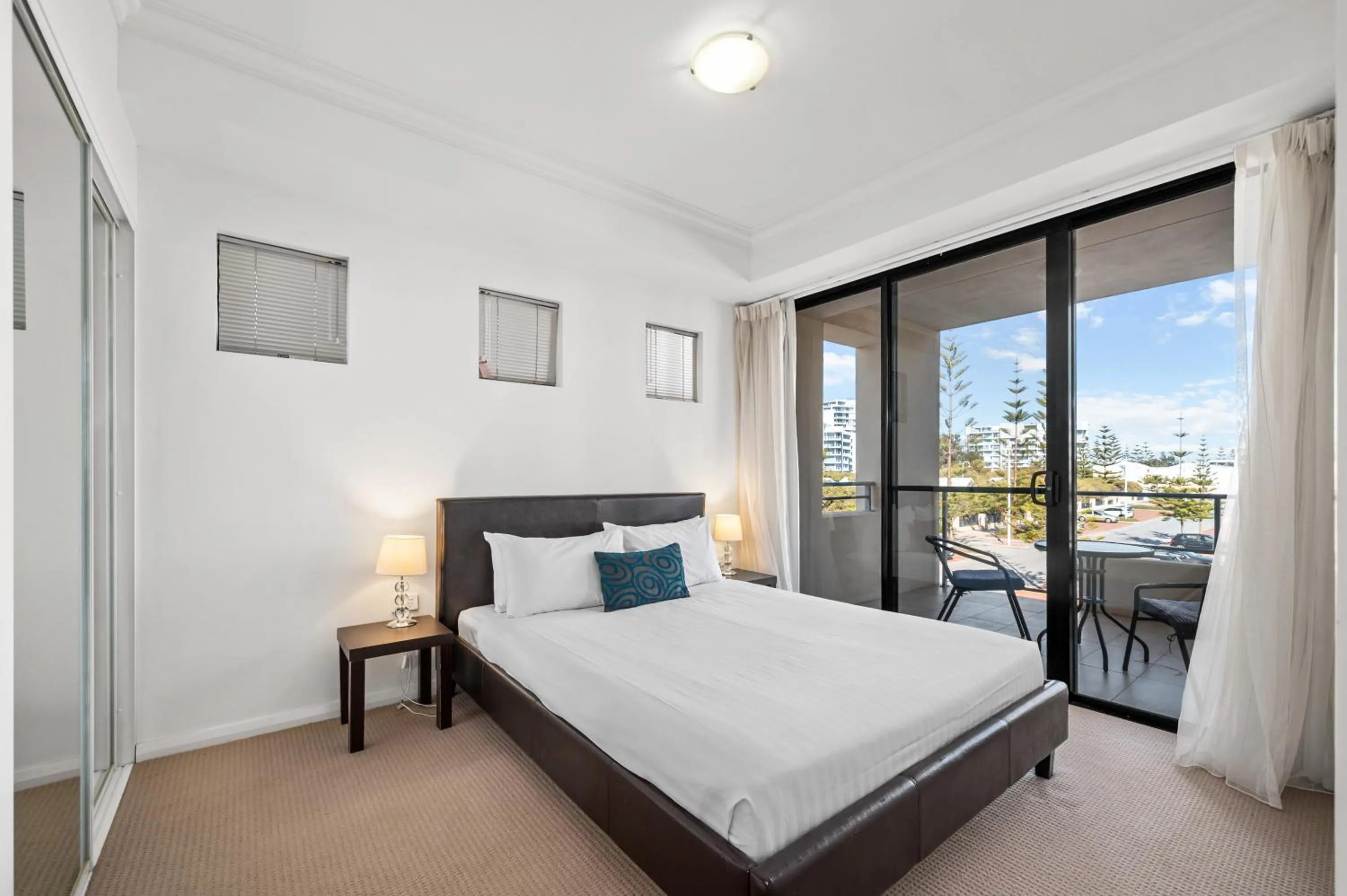 Bed in Dolphin Quay Apartments