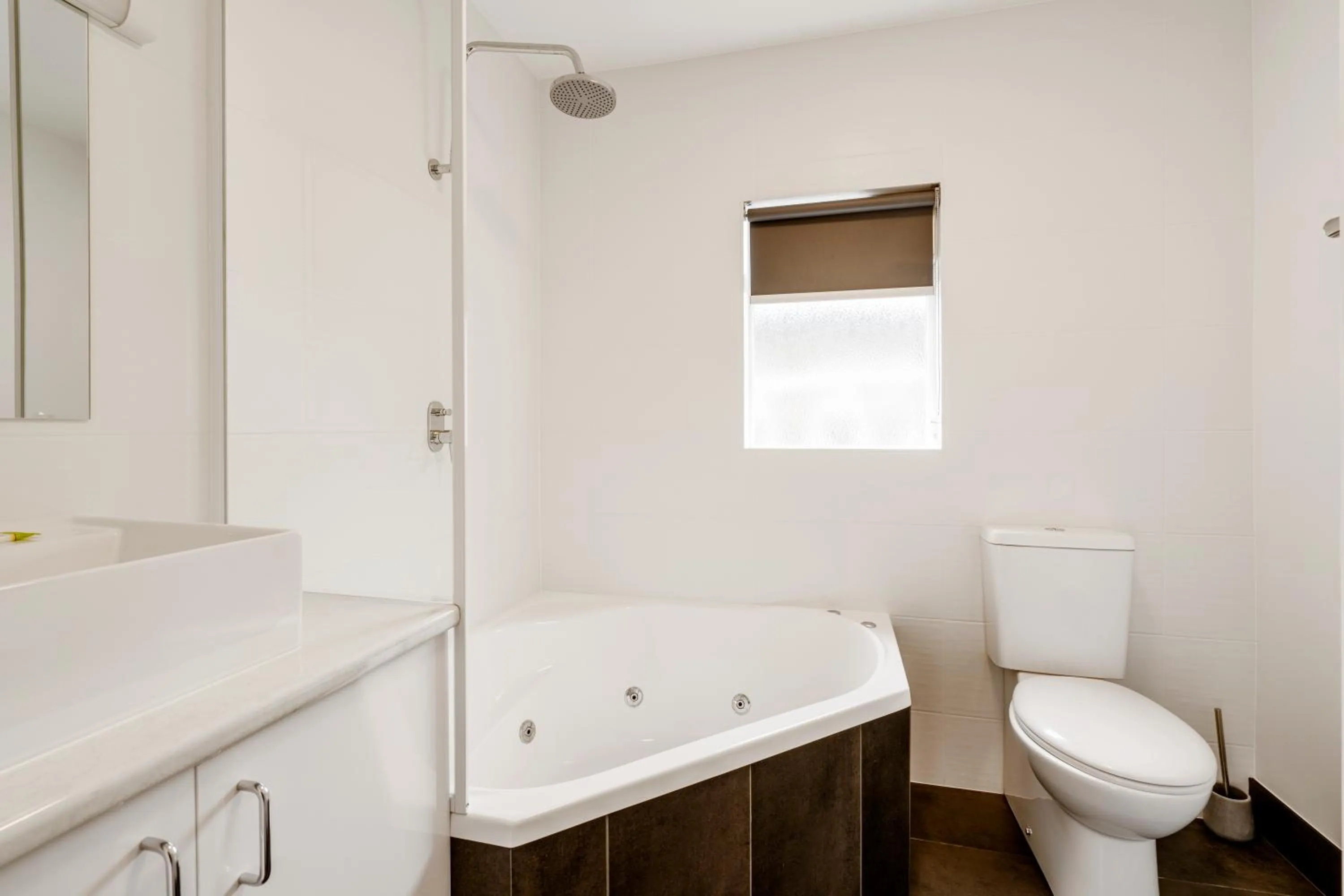 Toilet in Graham Apartments