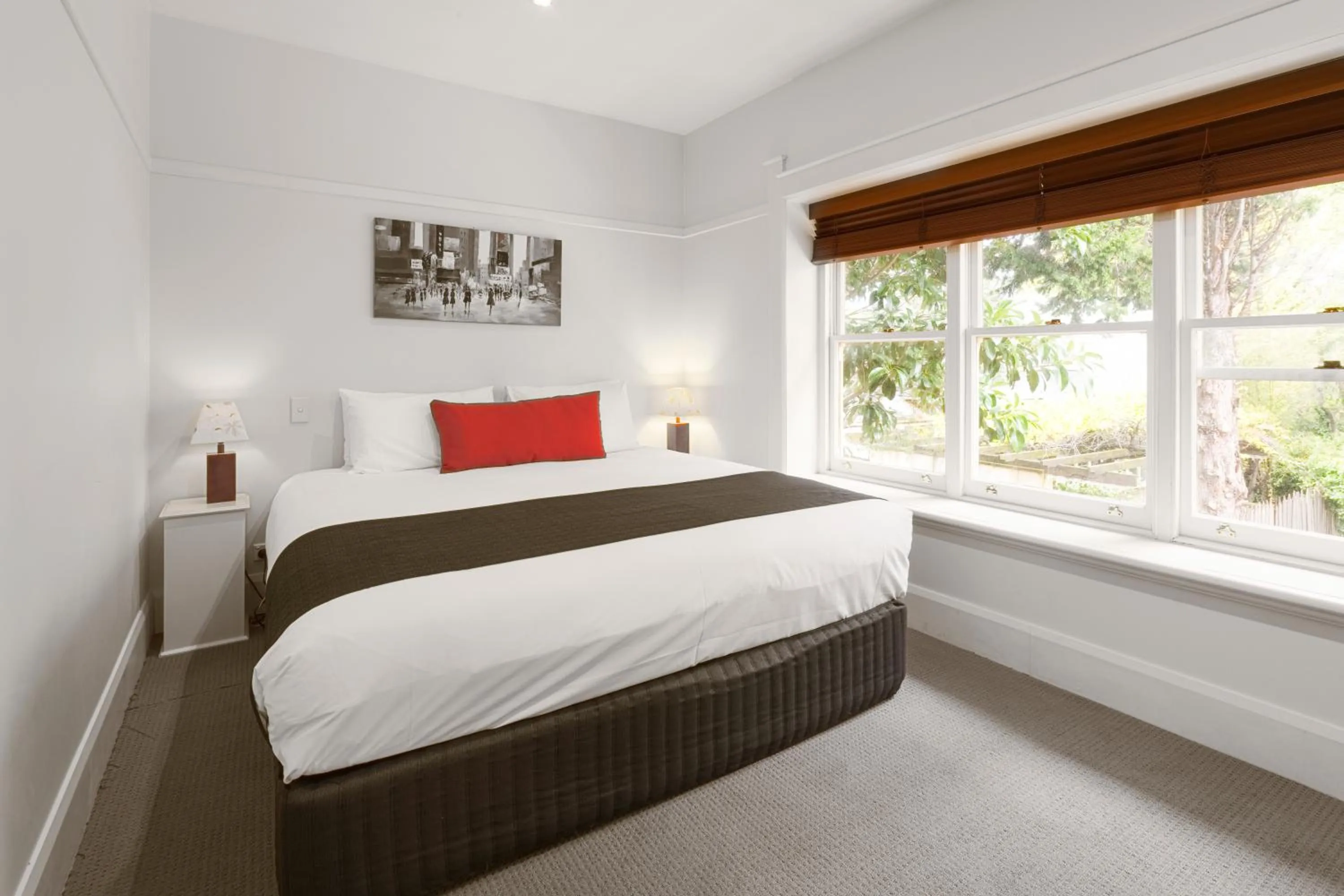 Bed in Graham Apartments