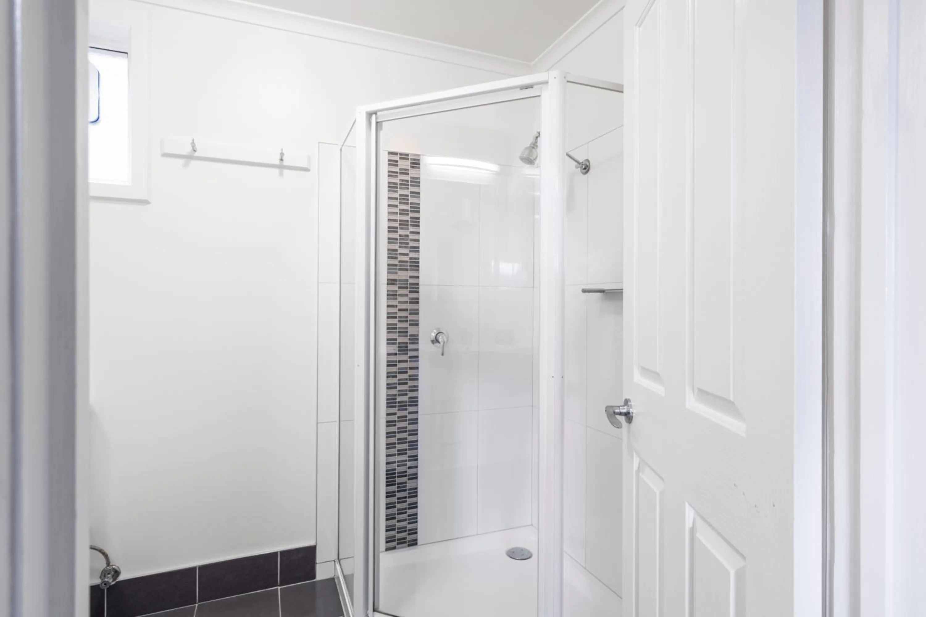 Shower in Graham Apartments