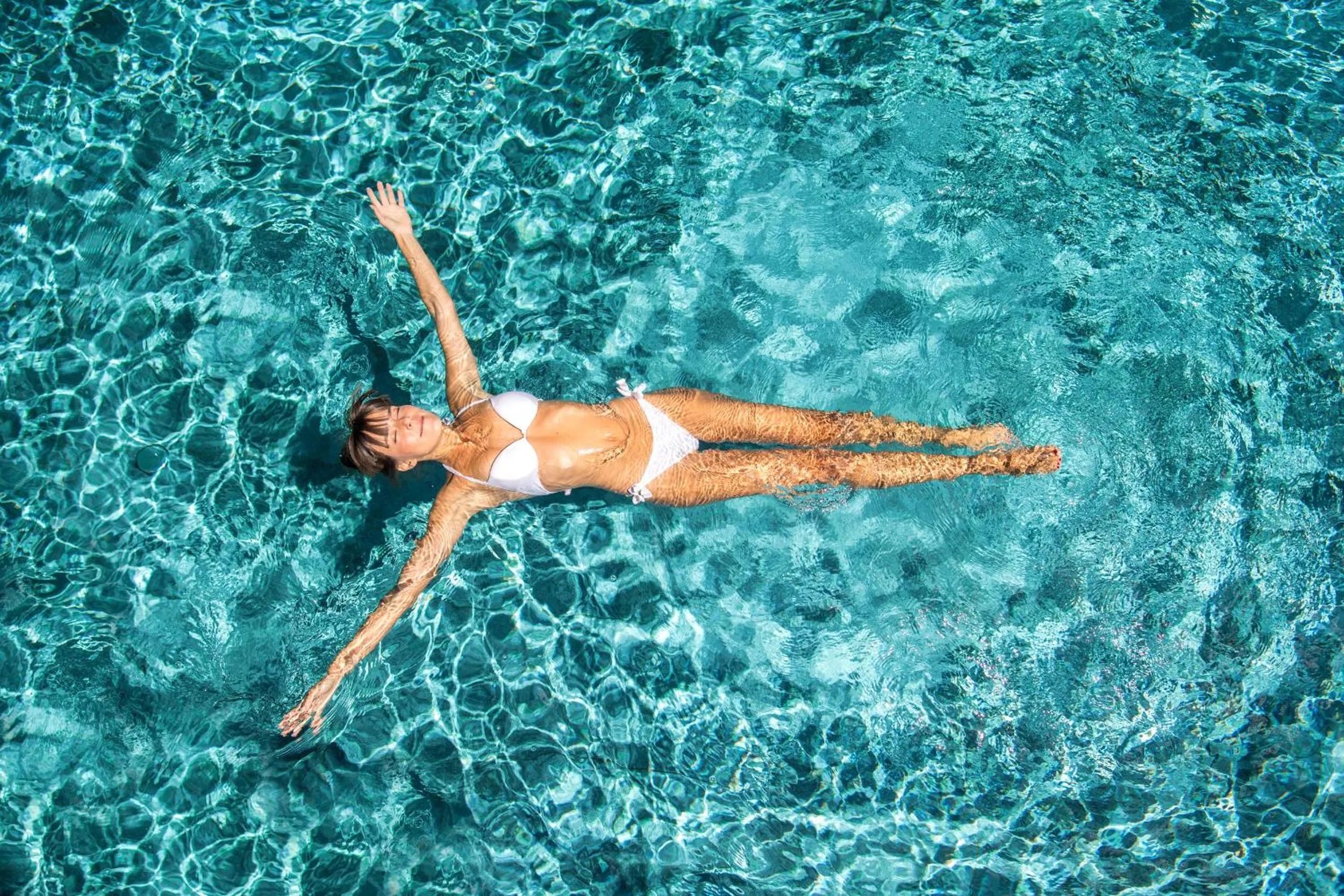 Swimming pool in Hotel Christof