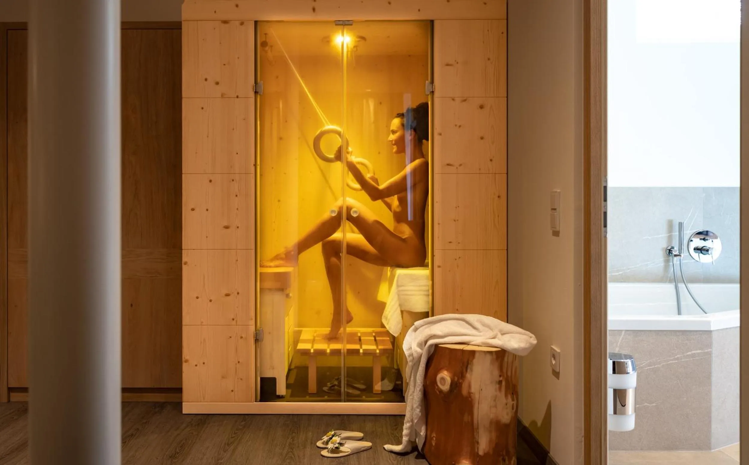 Sauna in Hotel Christof