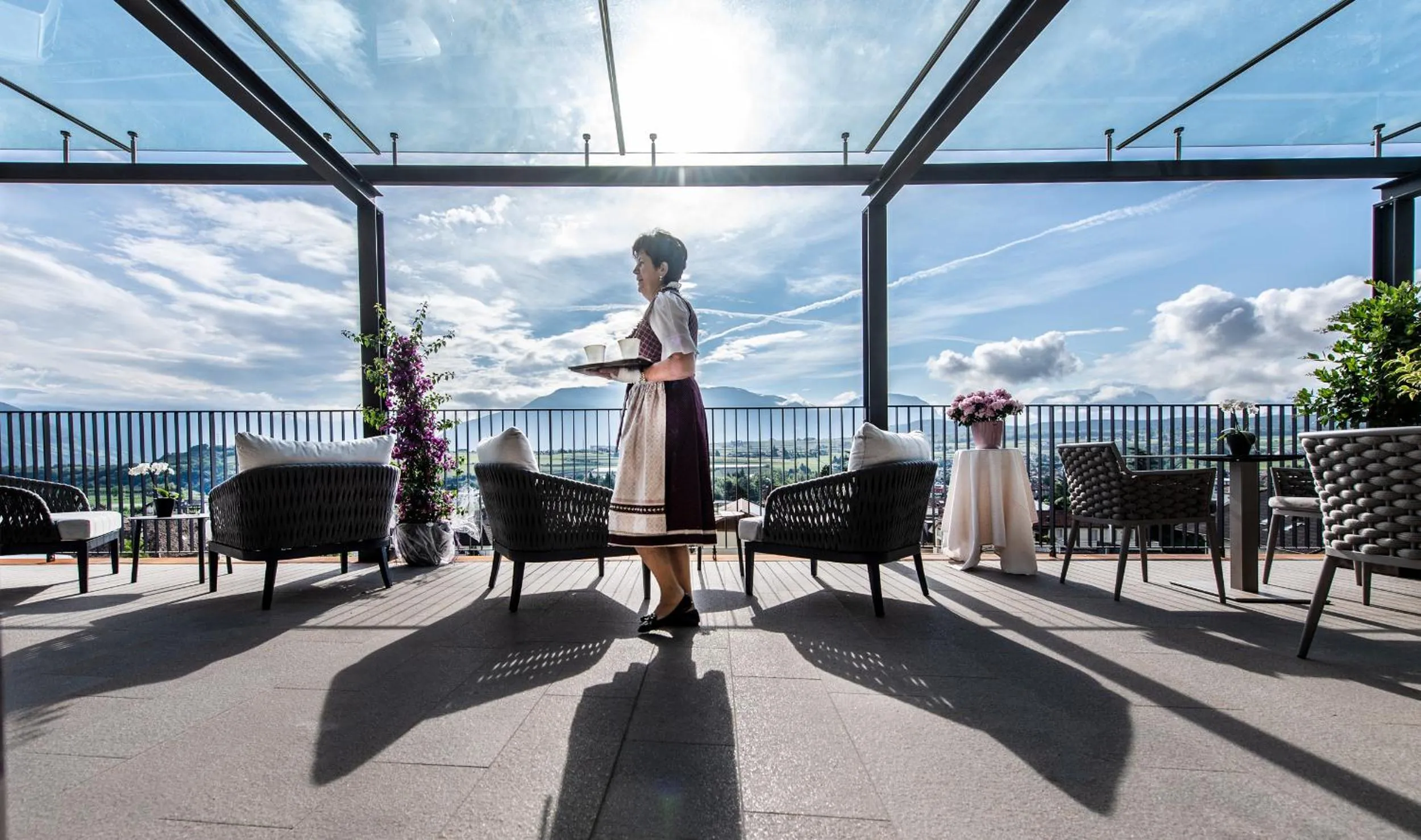 Balcony/Terrace in Hotel Christof