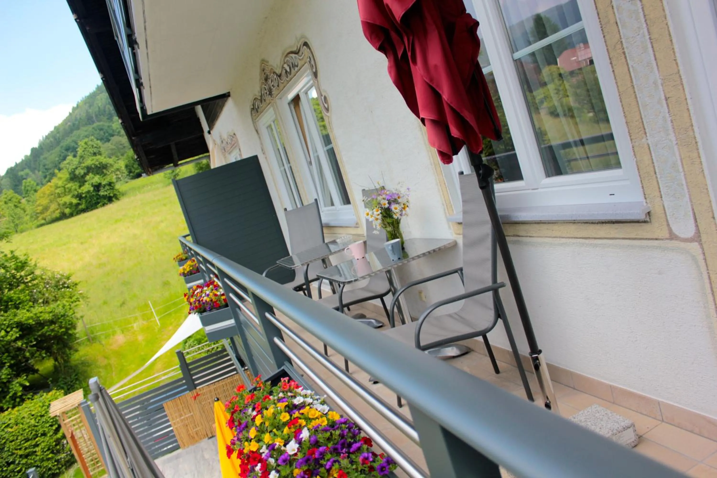 Balcony/Terrace in FeWo Leeb