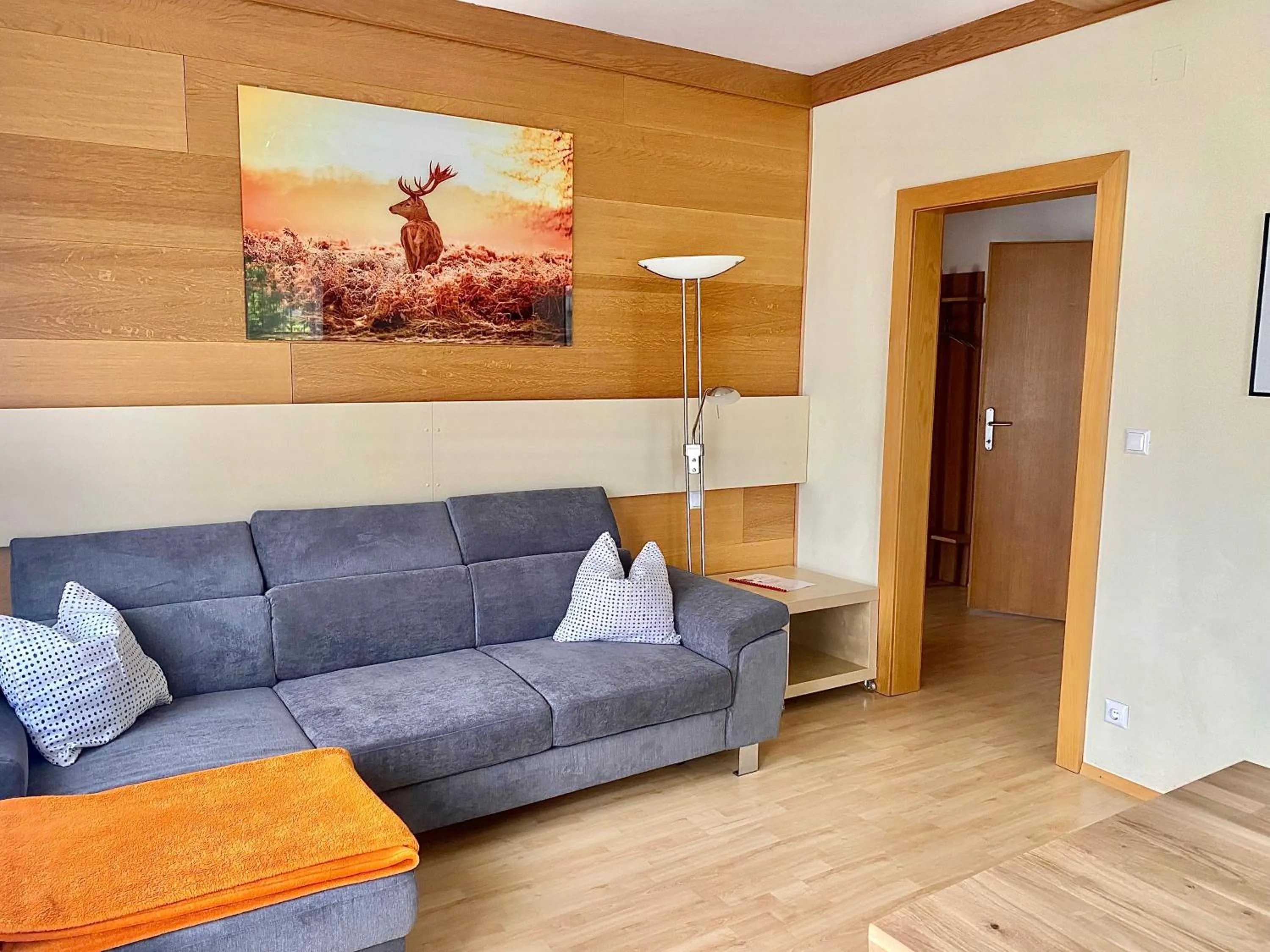 Living room in FeWo Leeb