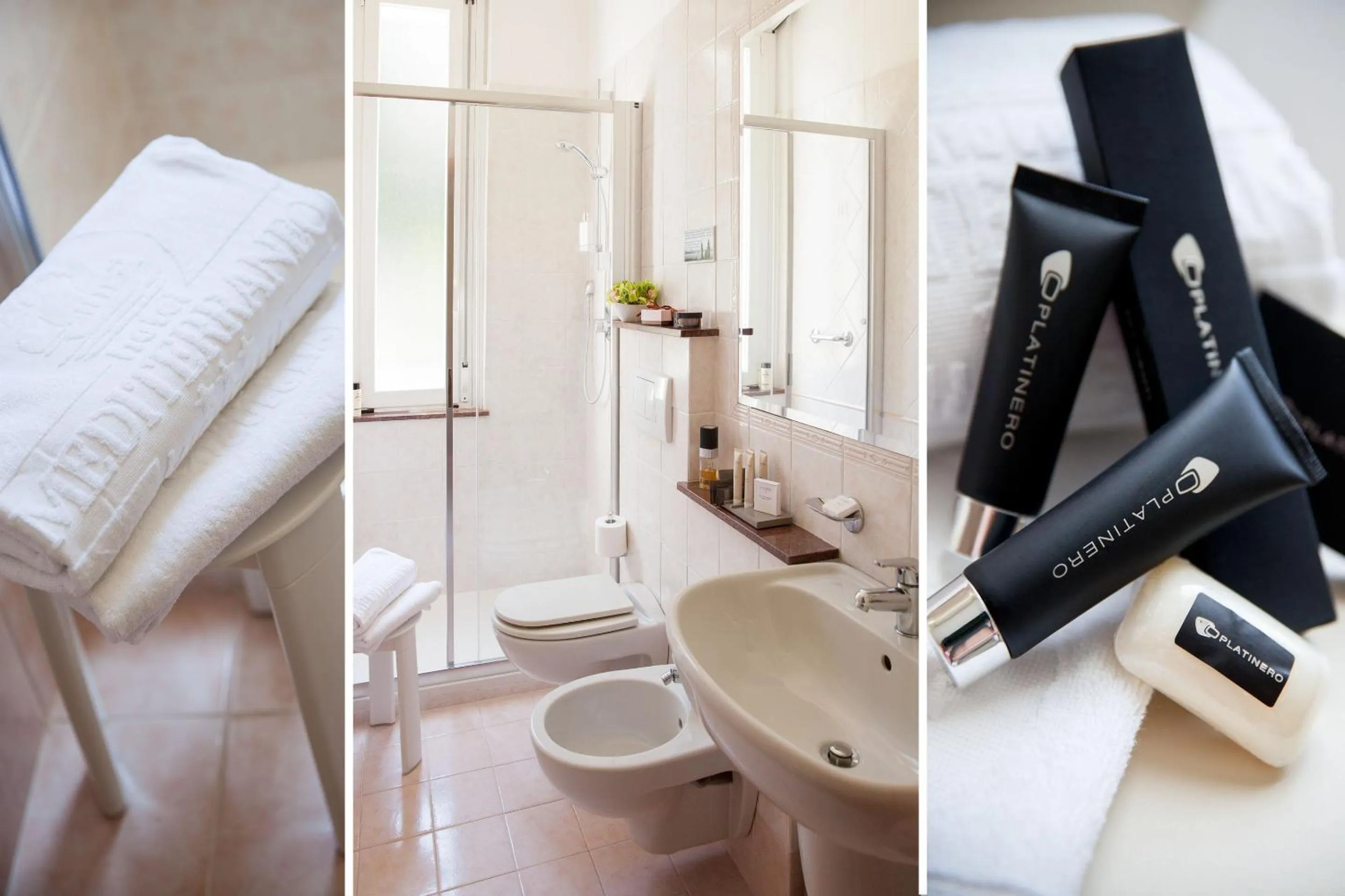 Bathroom in Hotel Mediterraneo