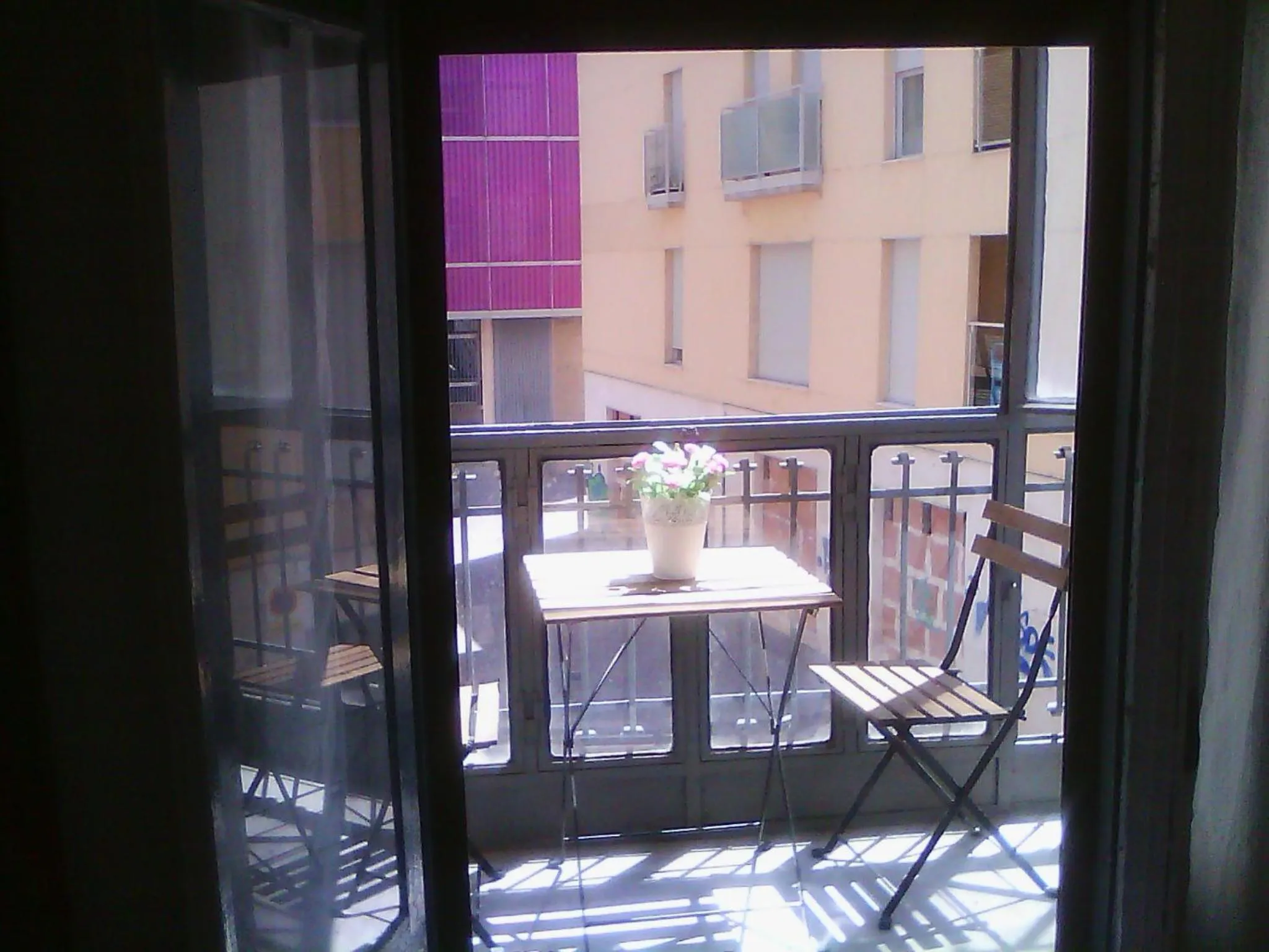 Balcony/Terrace in Hostel Central Zaragoza