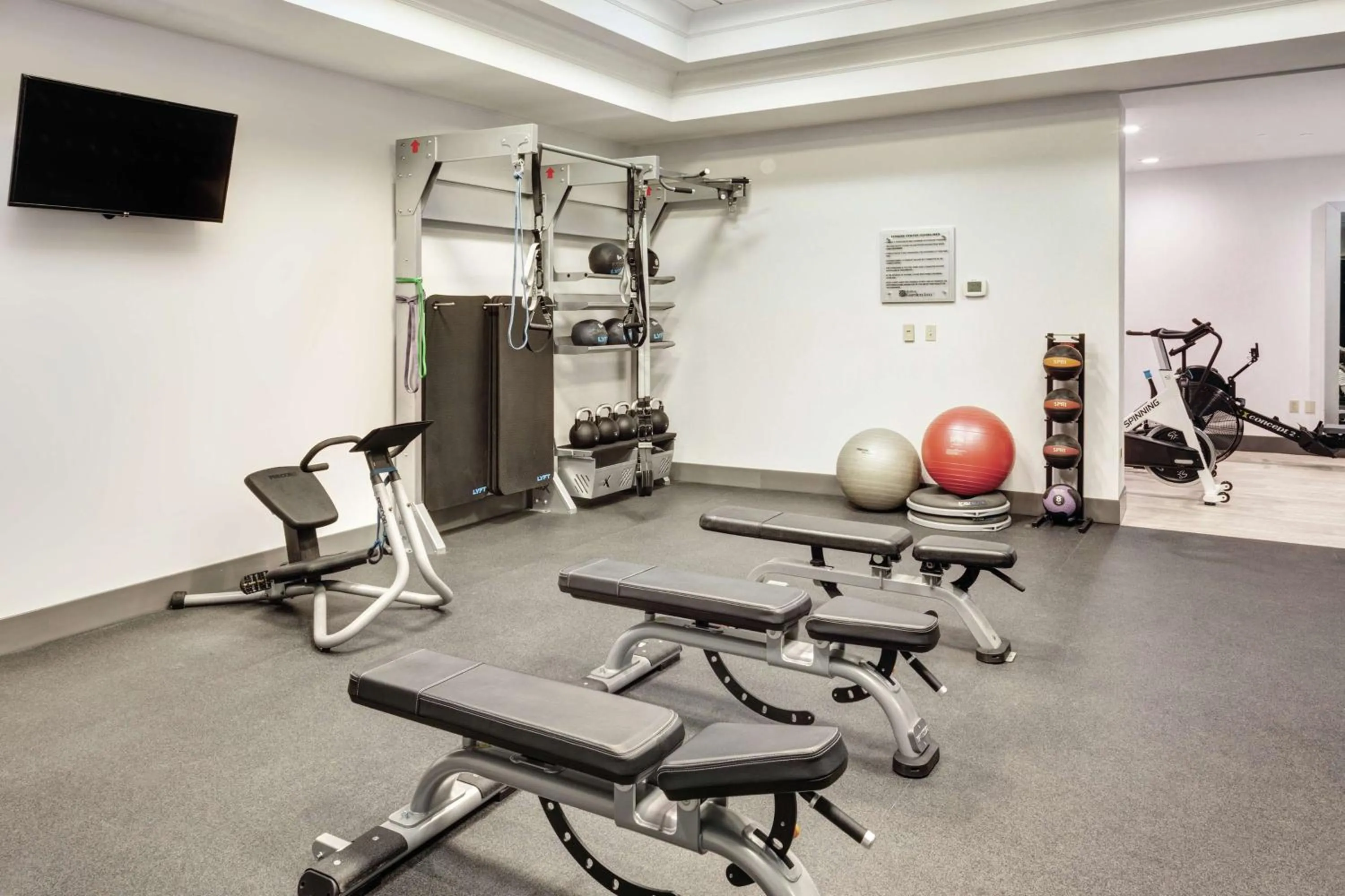 Fitness centre/facilities in Hilton Garden Inn Evanston