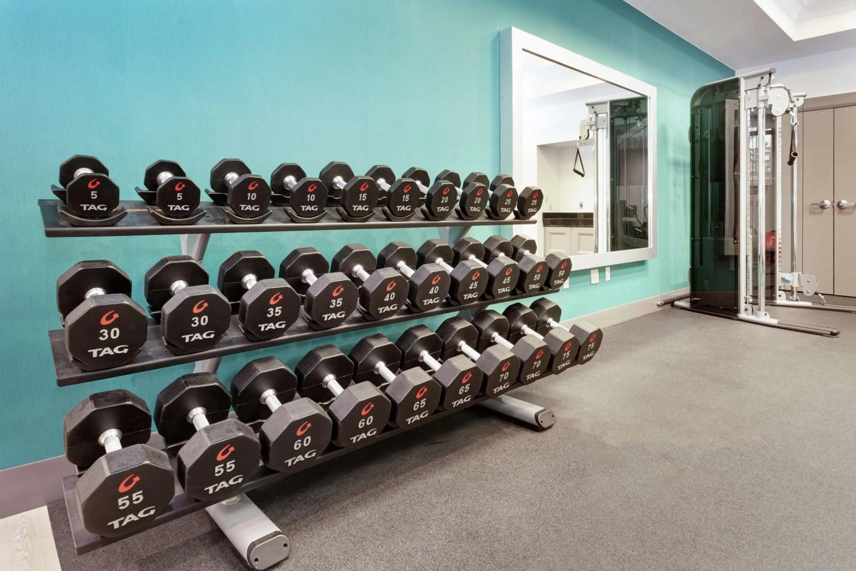 Fitness centre/facilities in Hilton Garden Inn Evanston