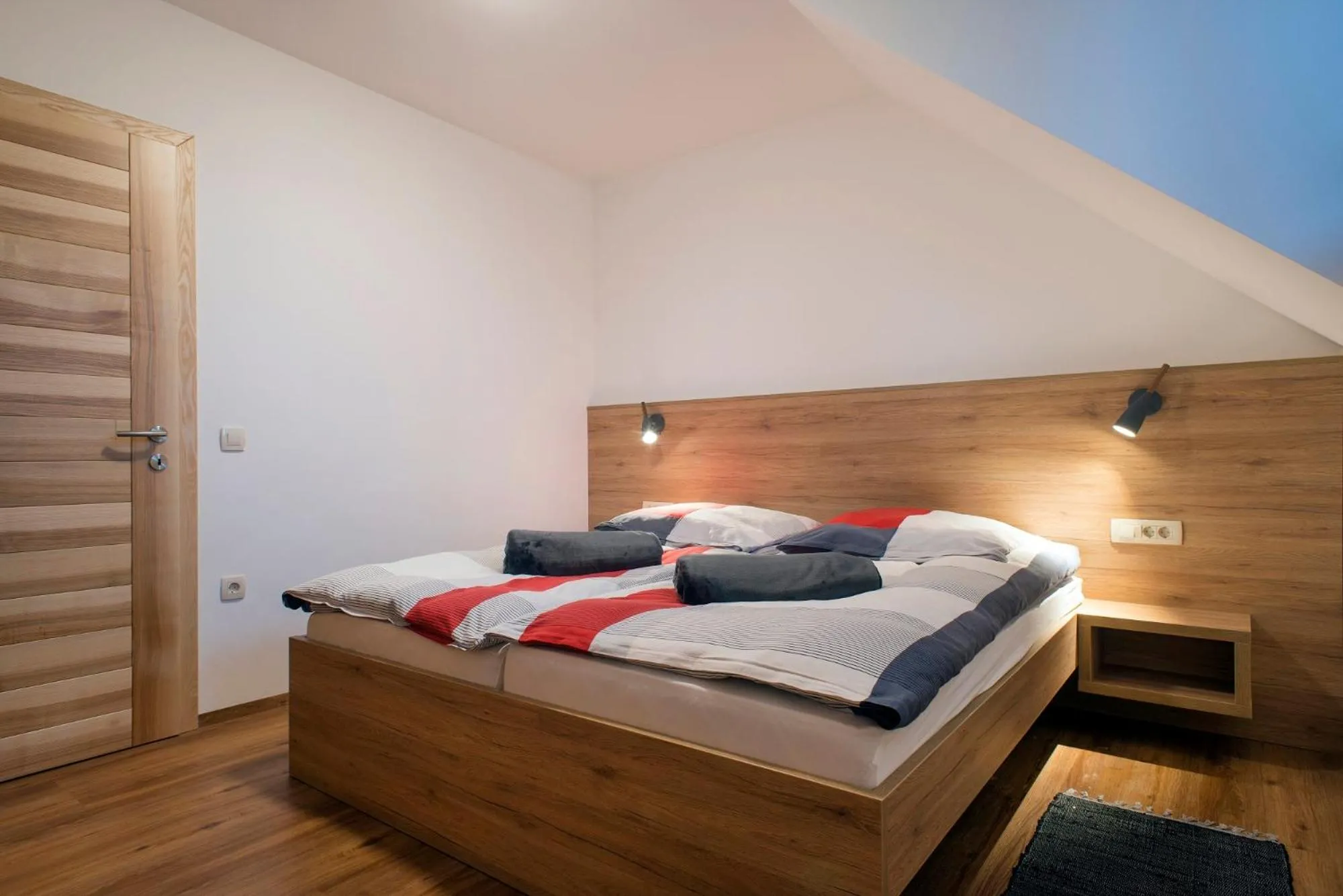 Bed in Apartments Sivka - Private Sauna