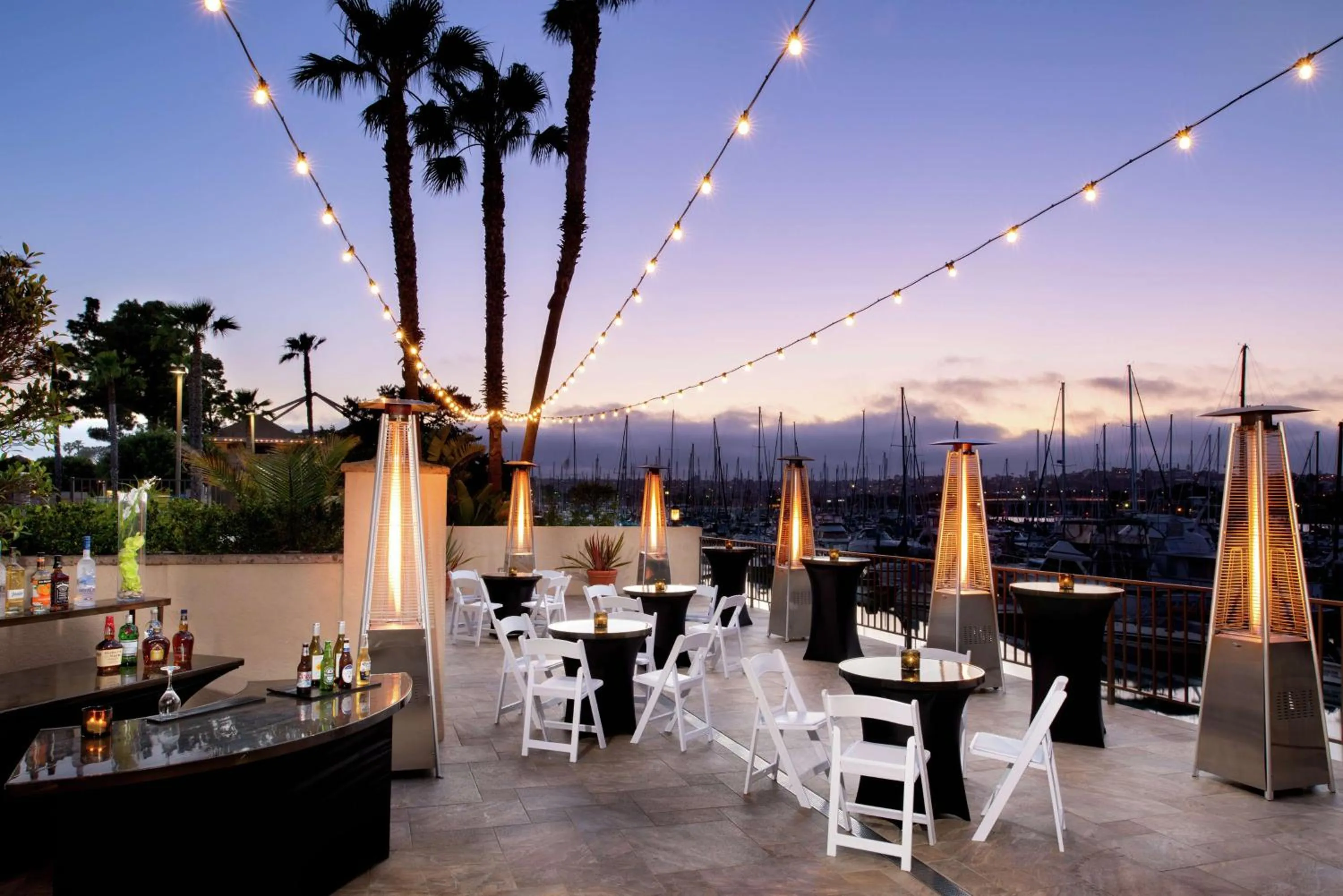 Patio in Hilton San Diego Airport/Harbor Island