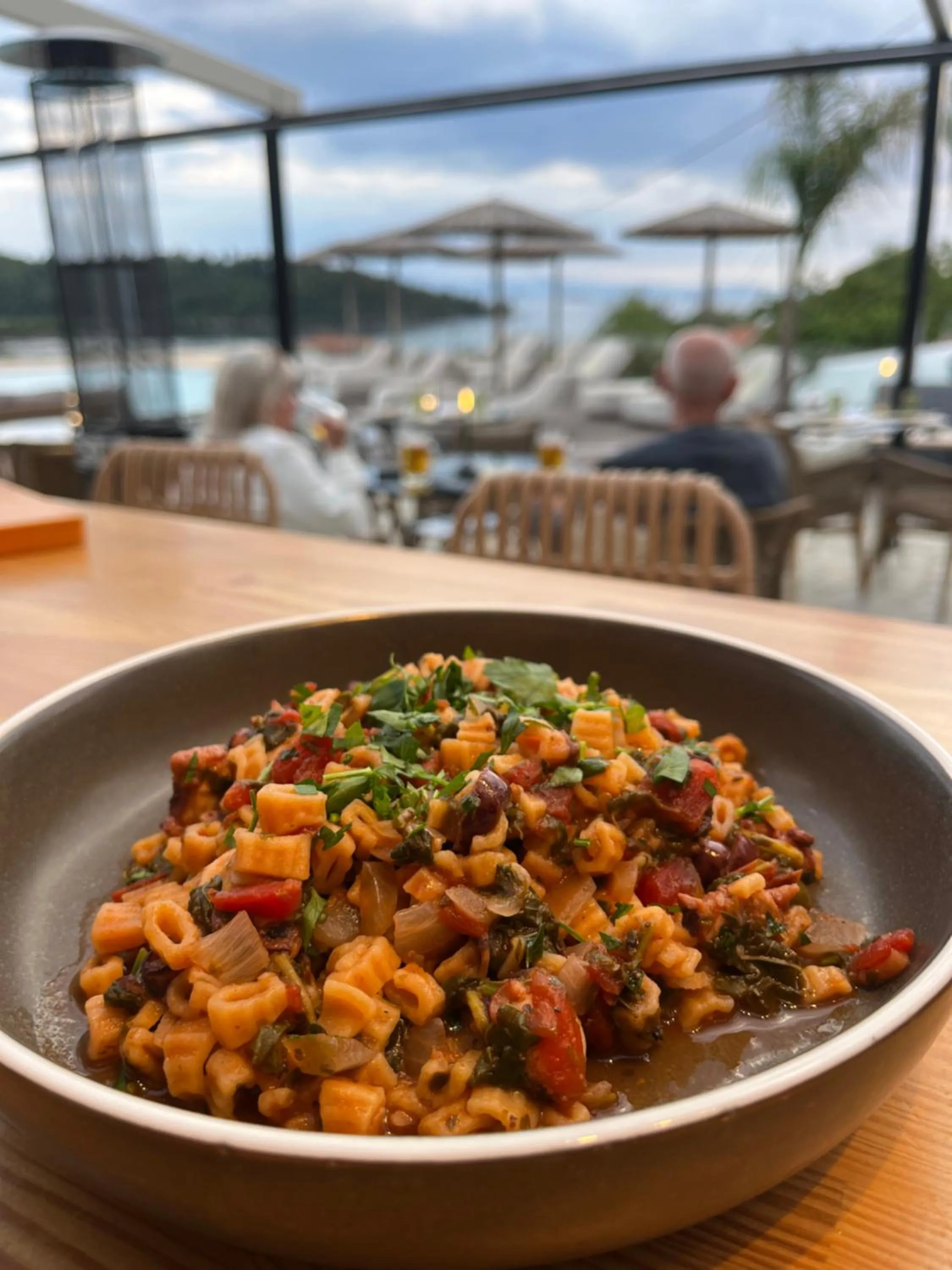 Restaurant/places to eat in Panormos Beach Hotel Skopelos