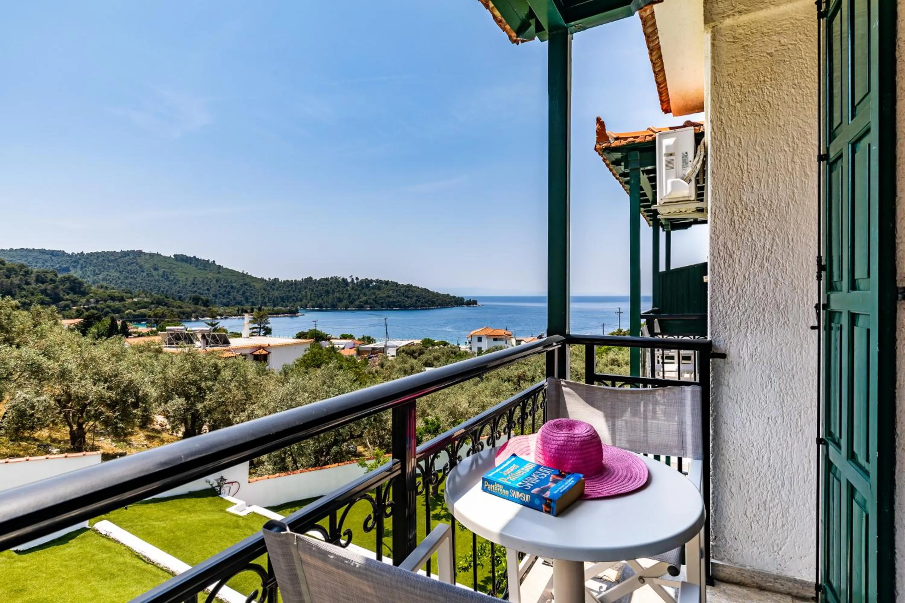 Balcony/Terrace in Panormos Beach Hotel Skopelos