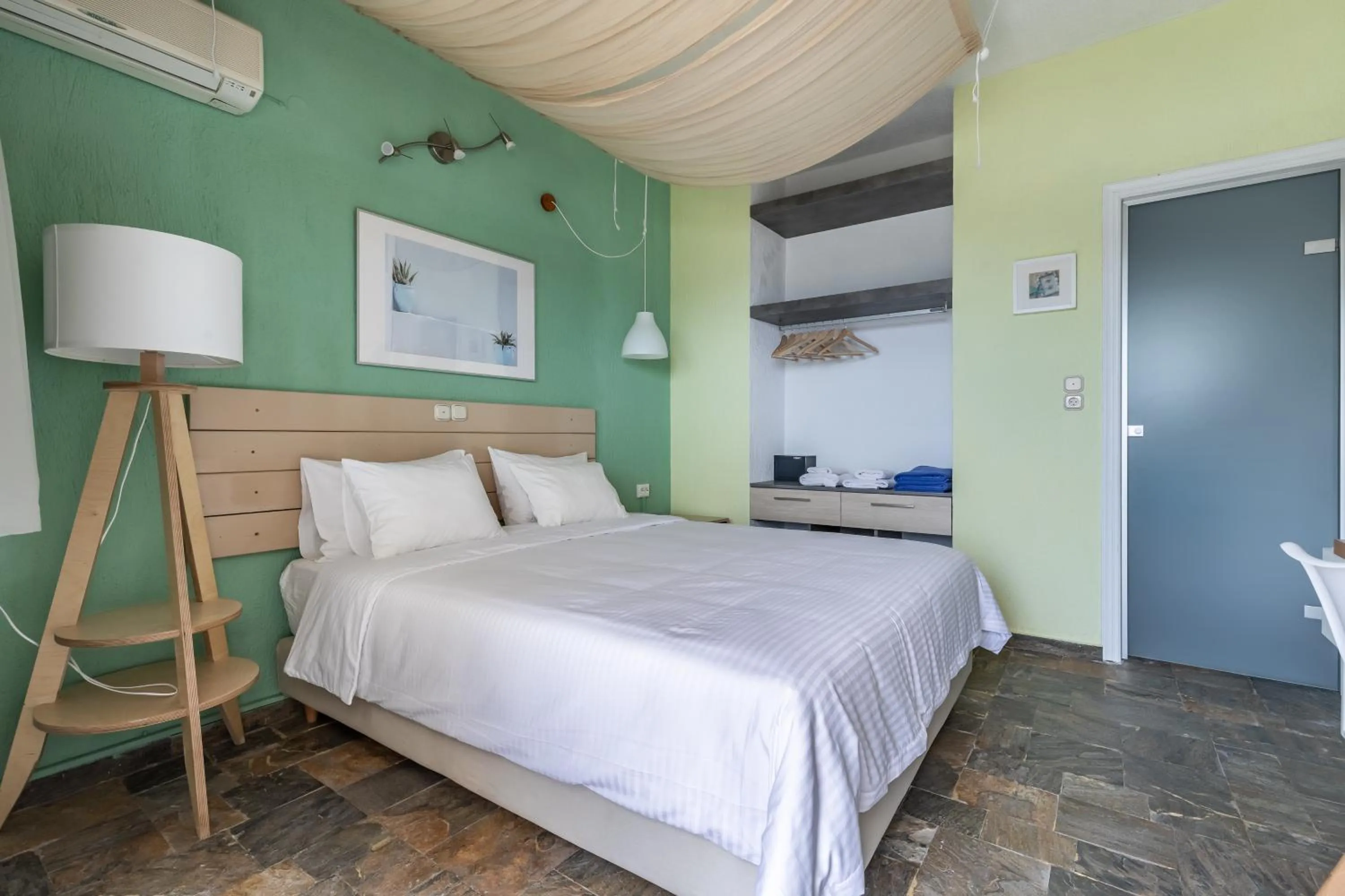 Bed in Panormos Beach Hotel Skopelos