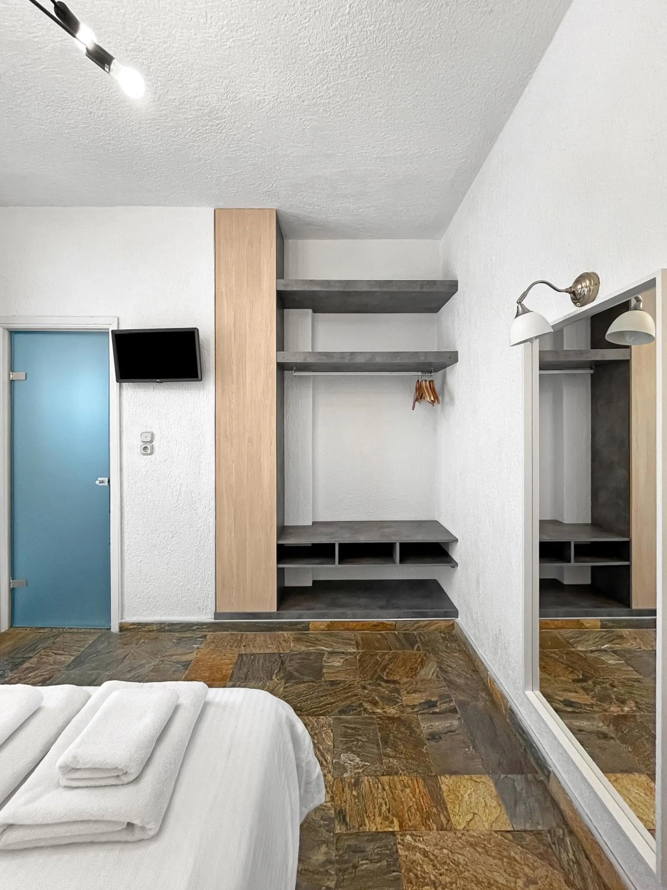 Bed in Panormos Beach Hotel Skopelos