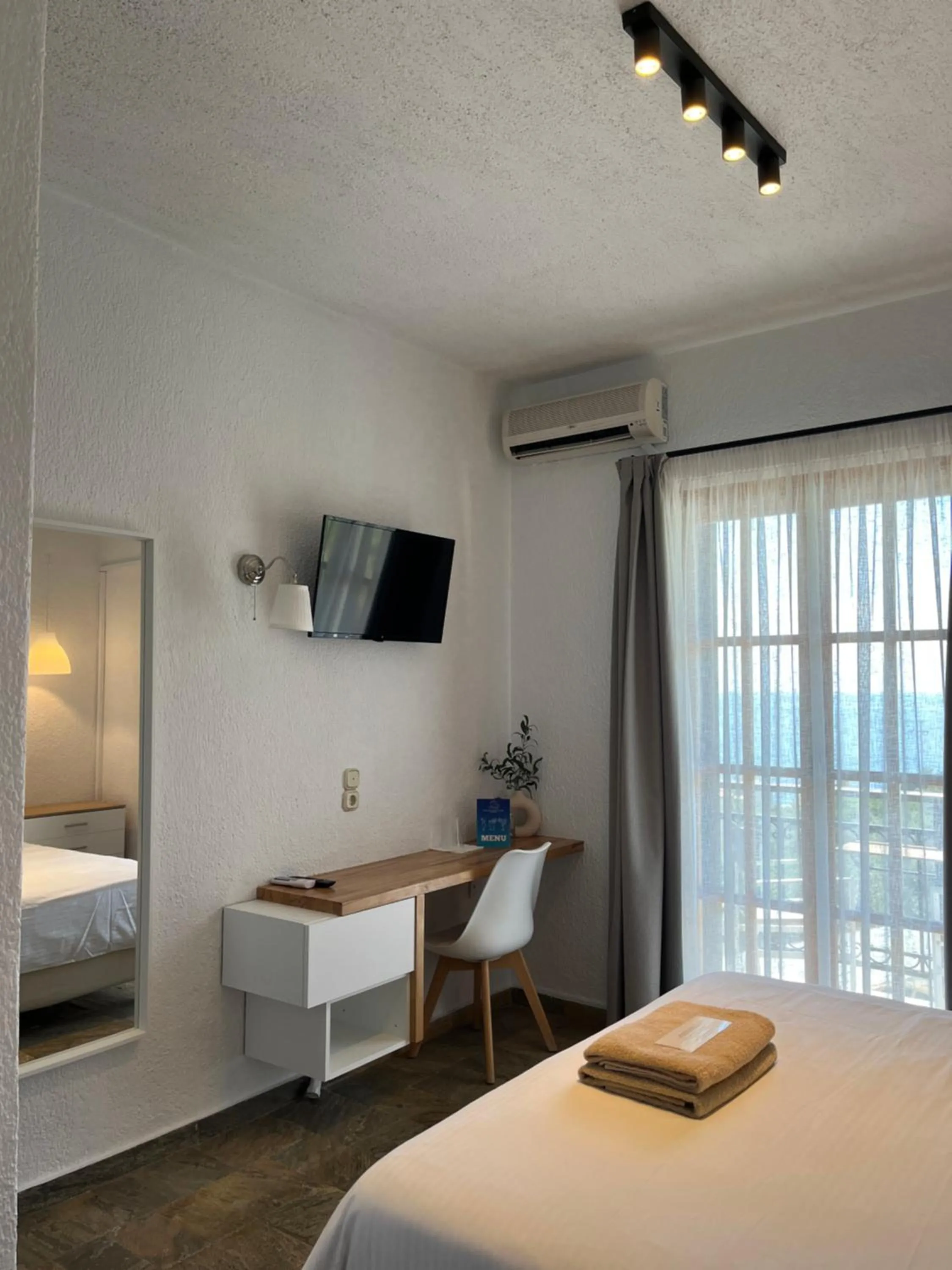 Bed in Panormos Beach Hotel Skopelos