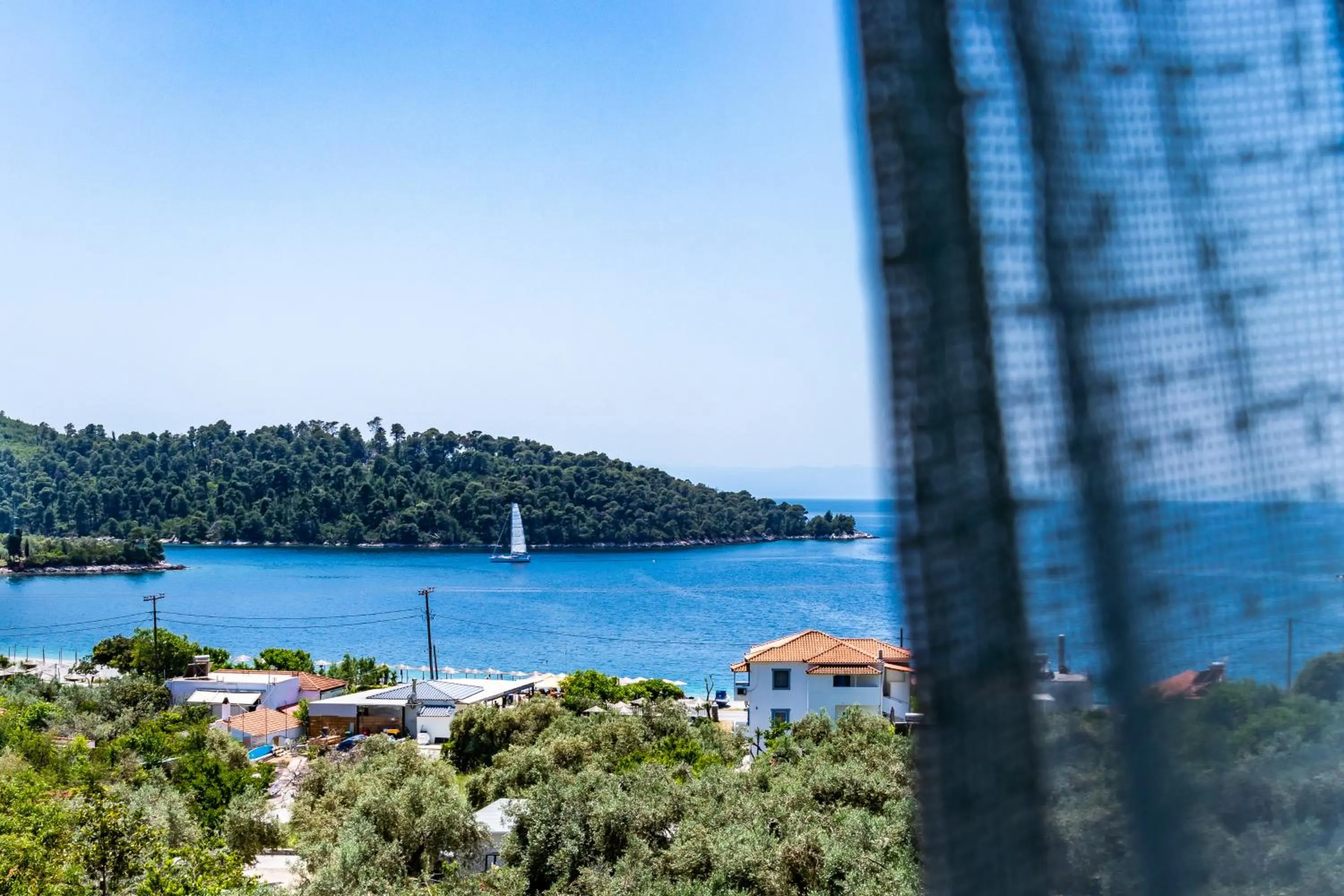 Natural landscape in Panormos Beach Hotel Skopelos