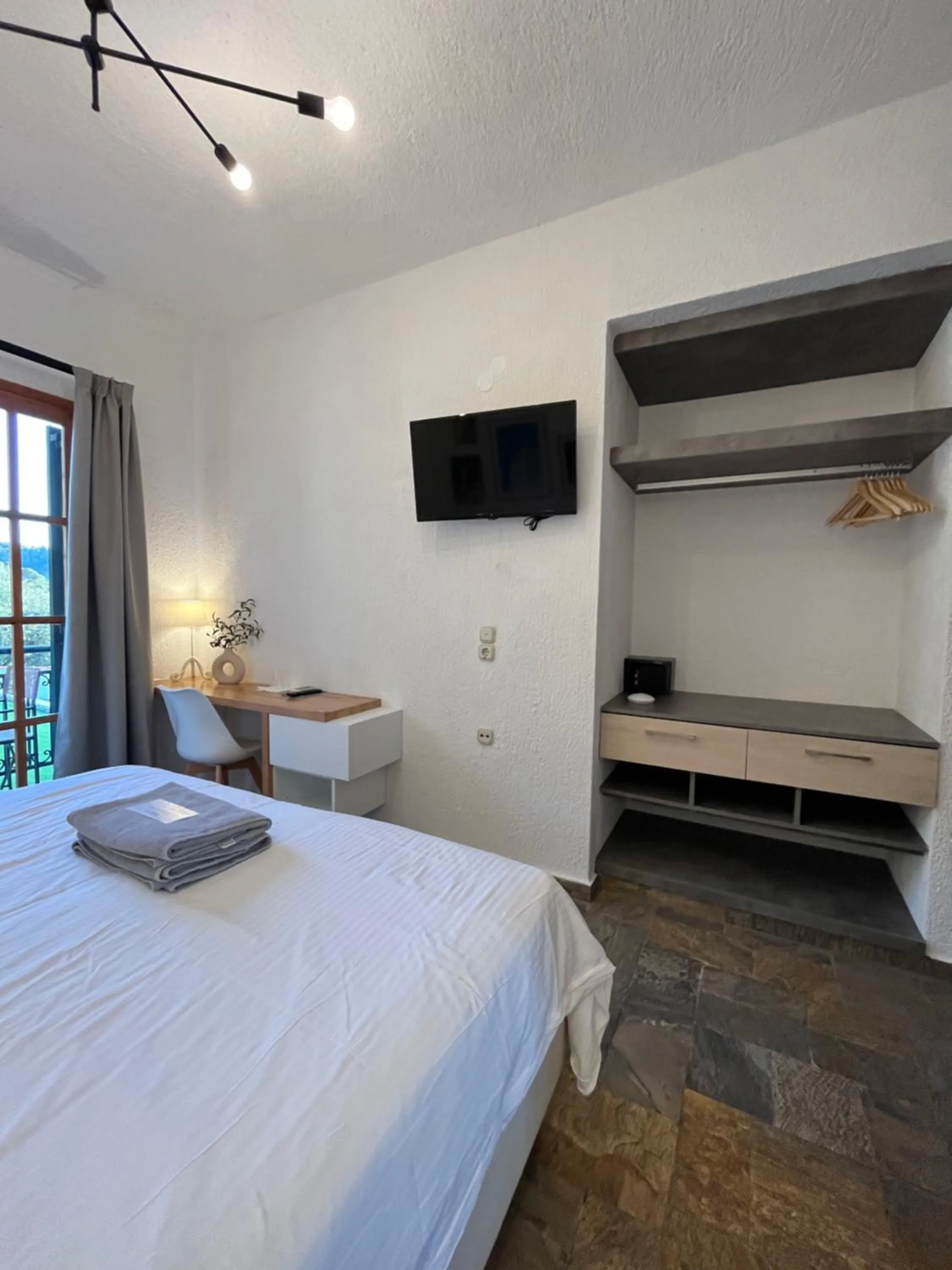 Bed in Panormos Beach Hotel Skopelos