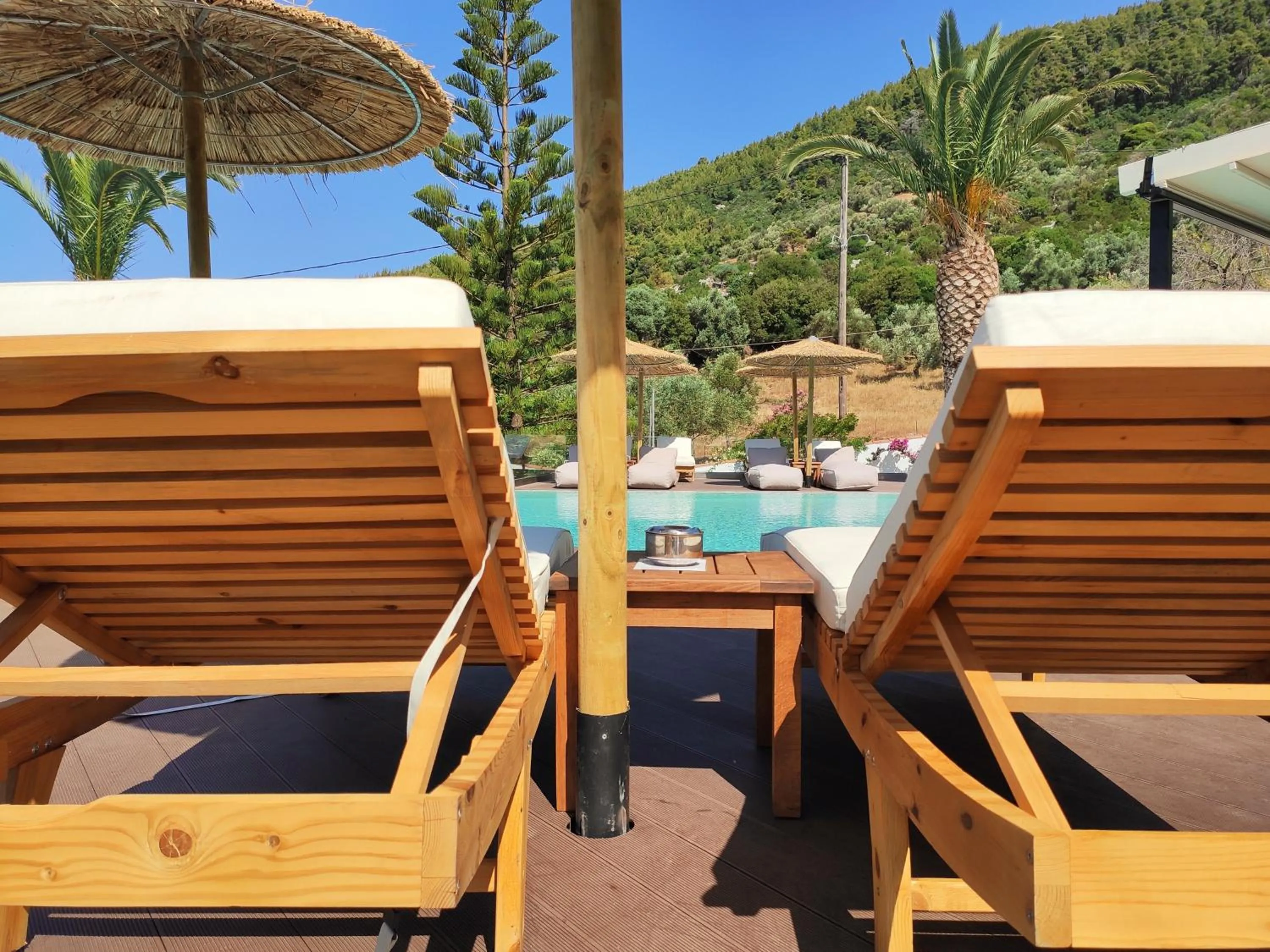 Patio in Panormos Beach Hotel Skopelos