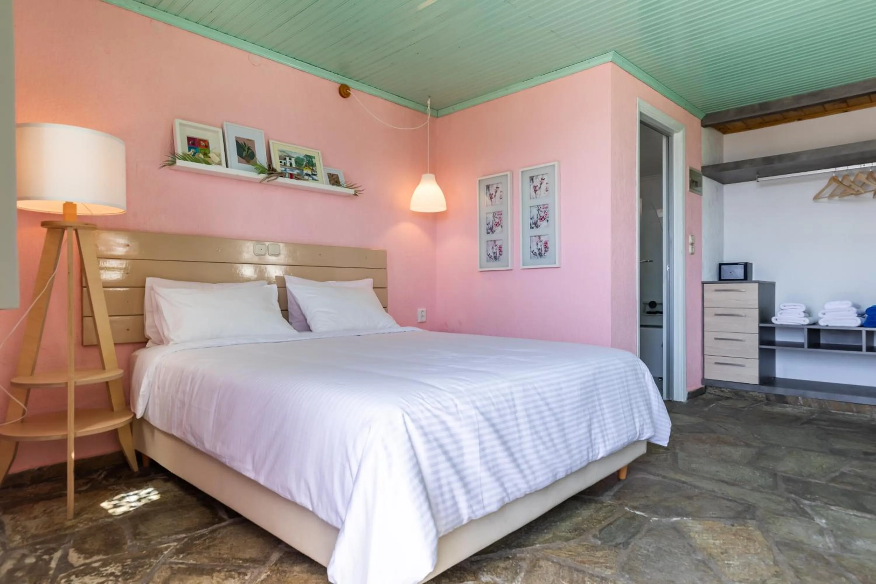 Bed in Panormos Beach Hotel Skopelos