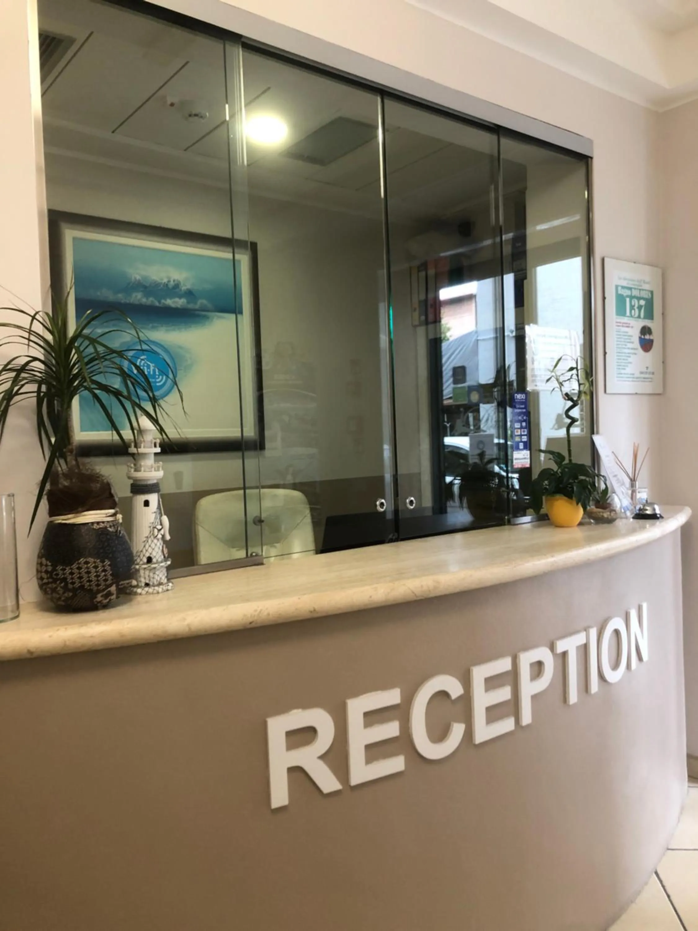 Lobby or reception in Residence Divina