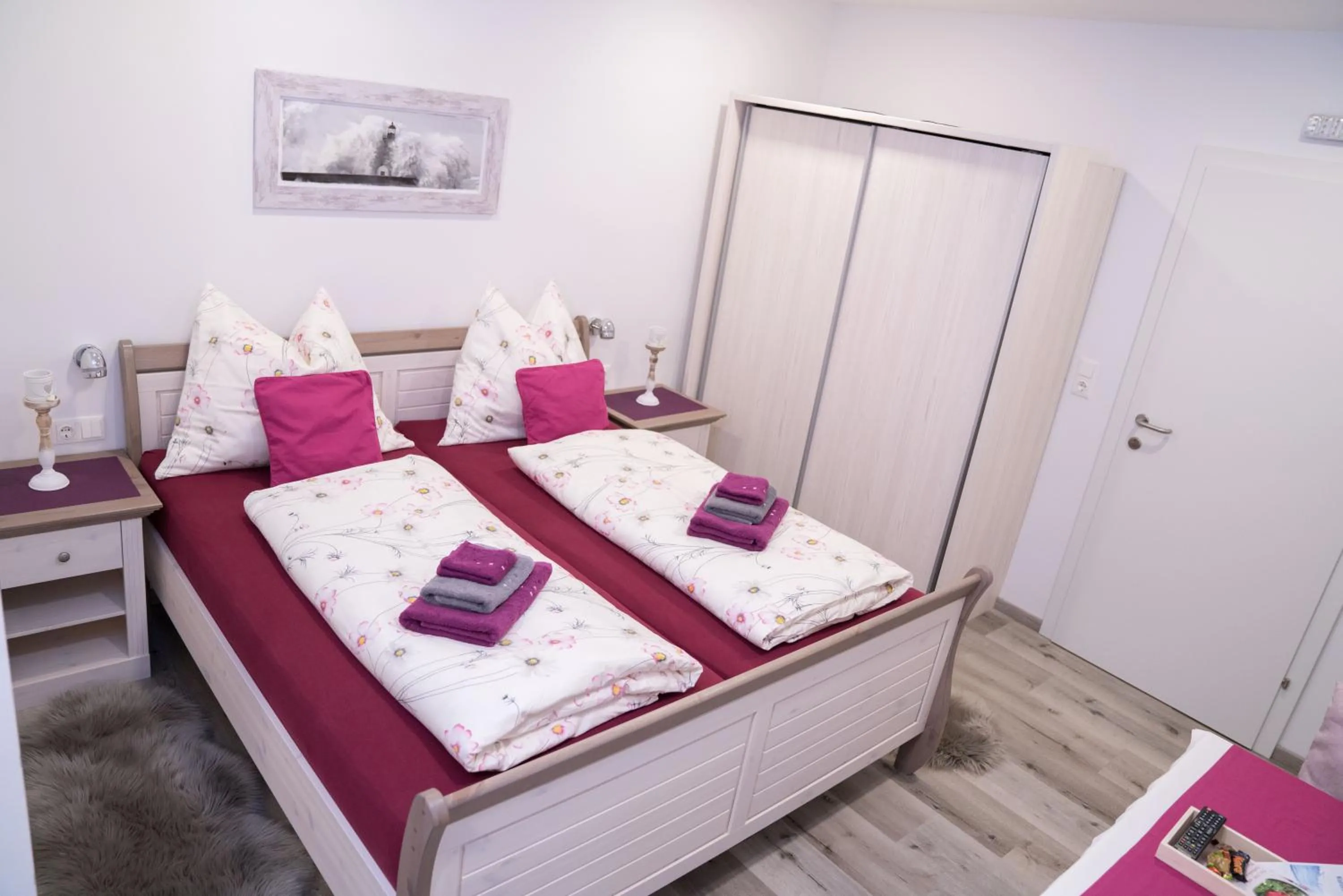 Bed in Pension & Restaurant La Amalia