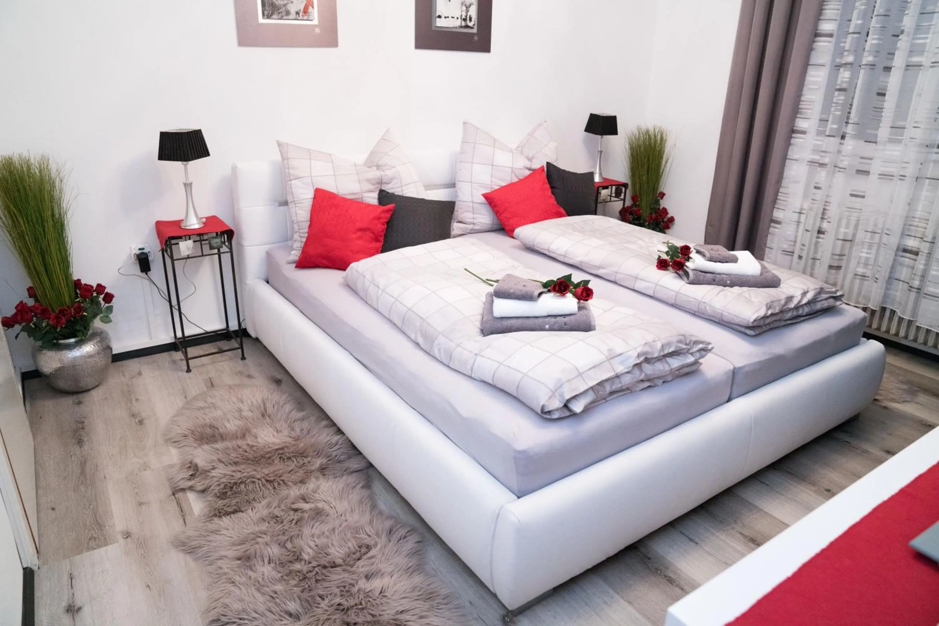 Bed in Pension & Restaurant La Amalia