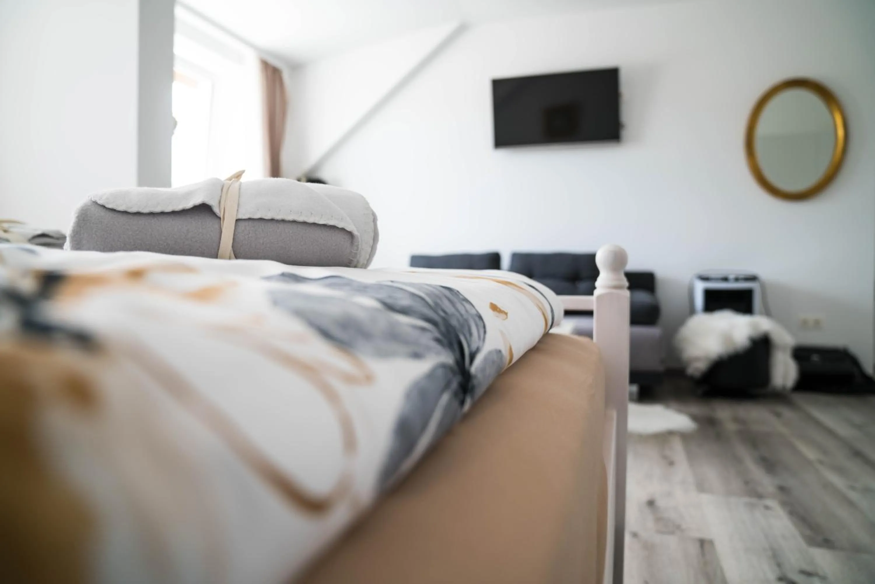 Bed in Pension & Restaurant La Amalia