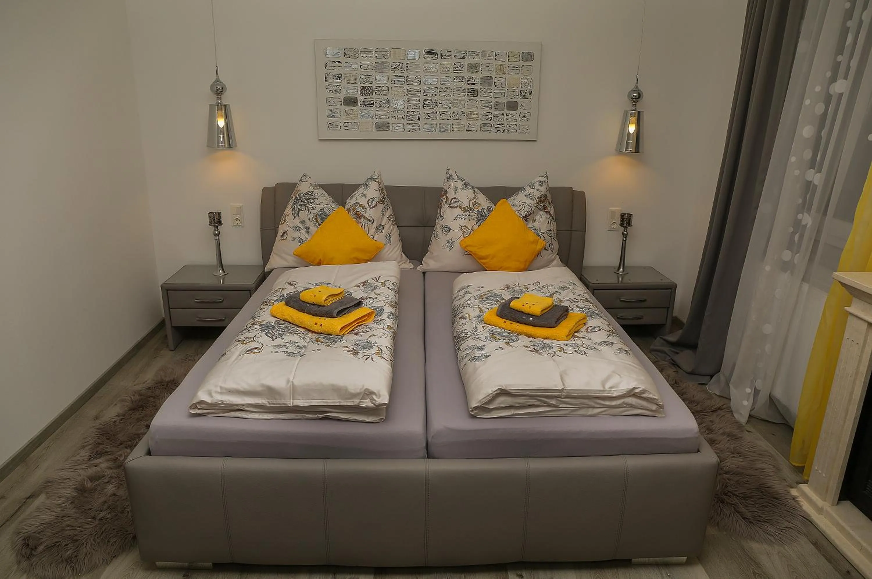 Bed in Pension & Restaurant La Amalia