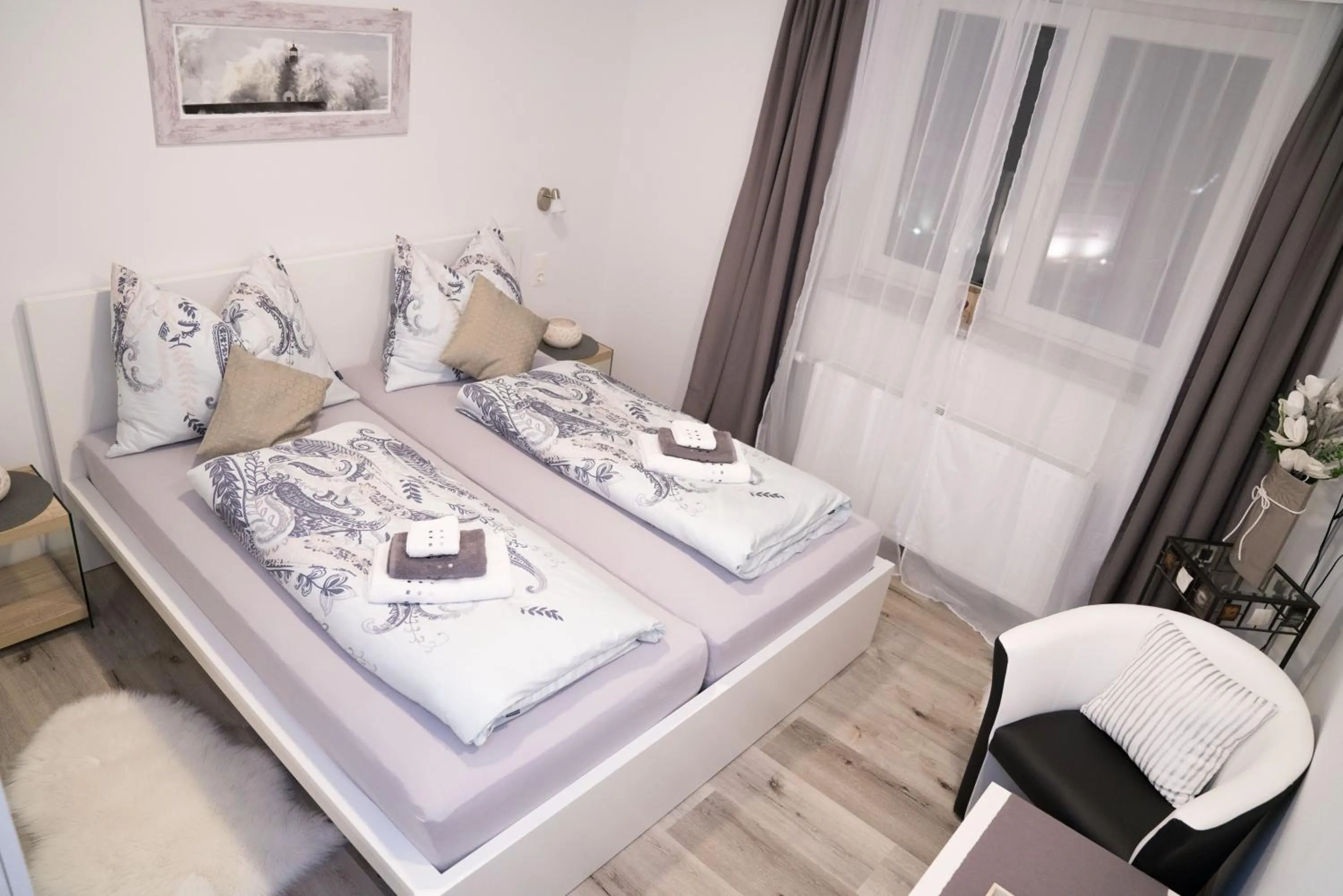 Decorative detail, Bed in Pension & Restaurant La Amalia