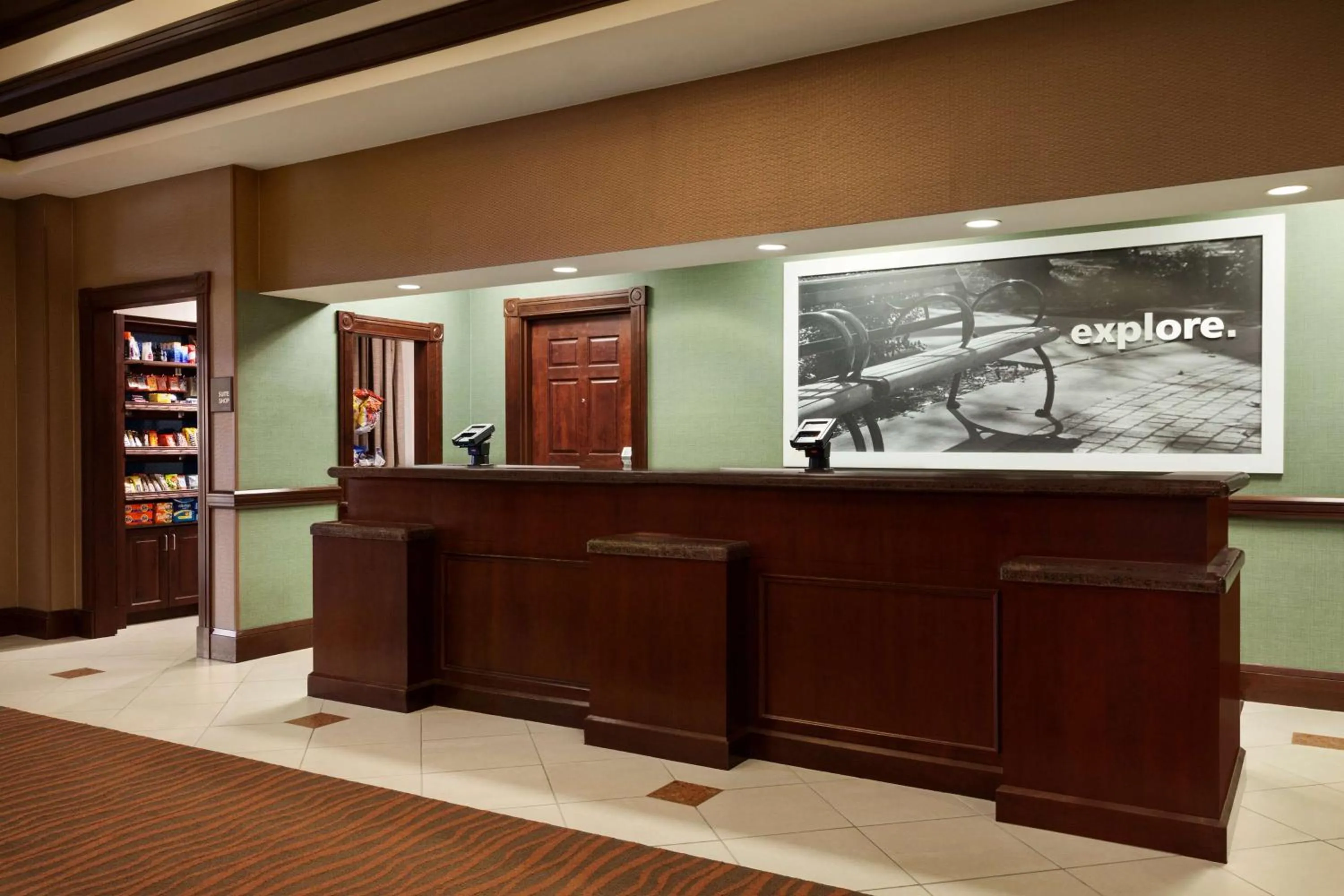 Lobby or reception in Hampton Inn & Suites Washington-Dulles International Airport