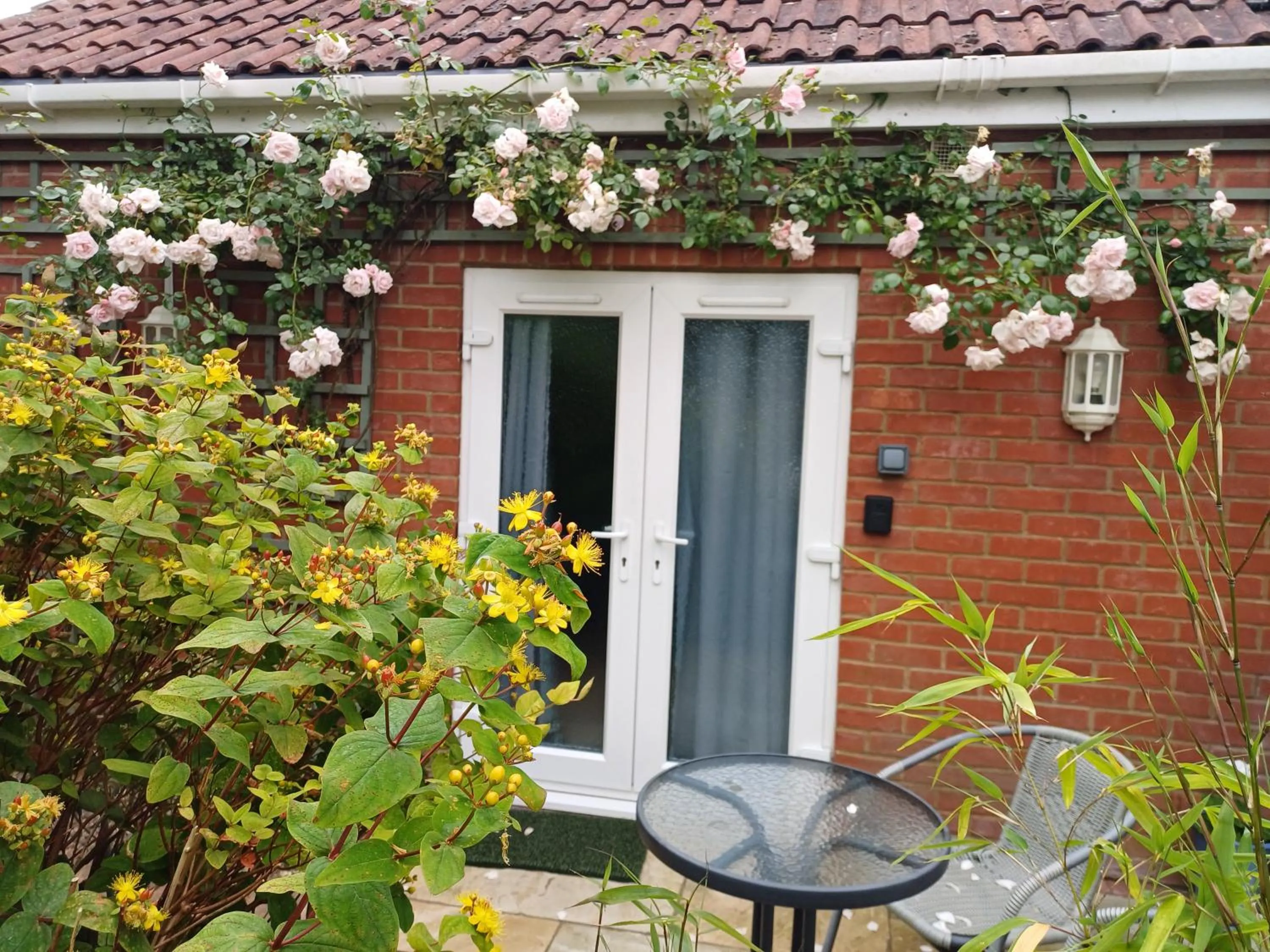 Patio in Santi Bhavana Bed & Breakfast