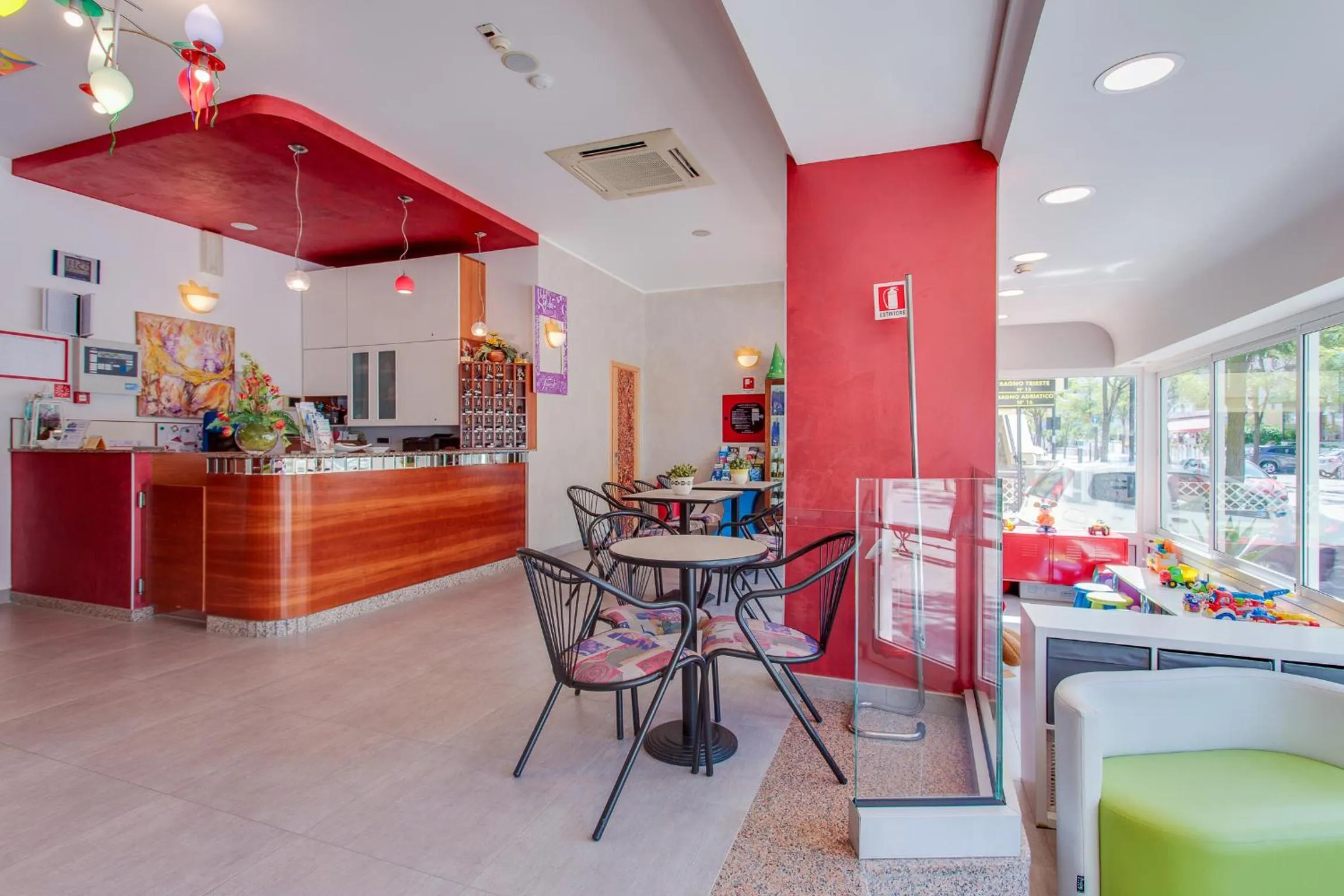 Lobby or reception in Hotel Sandra